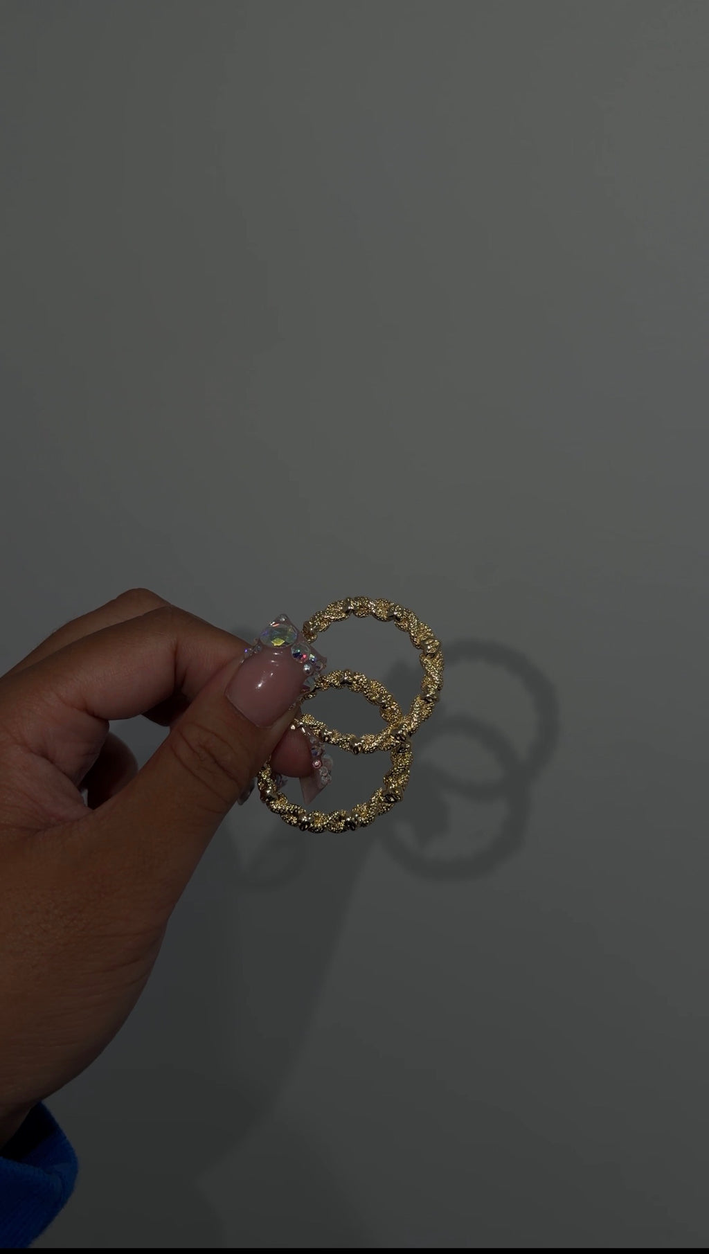Lil Twisty Heart Hoops