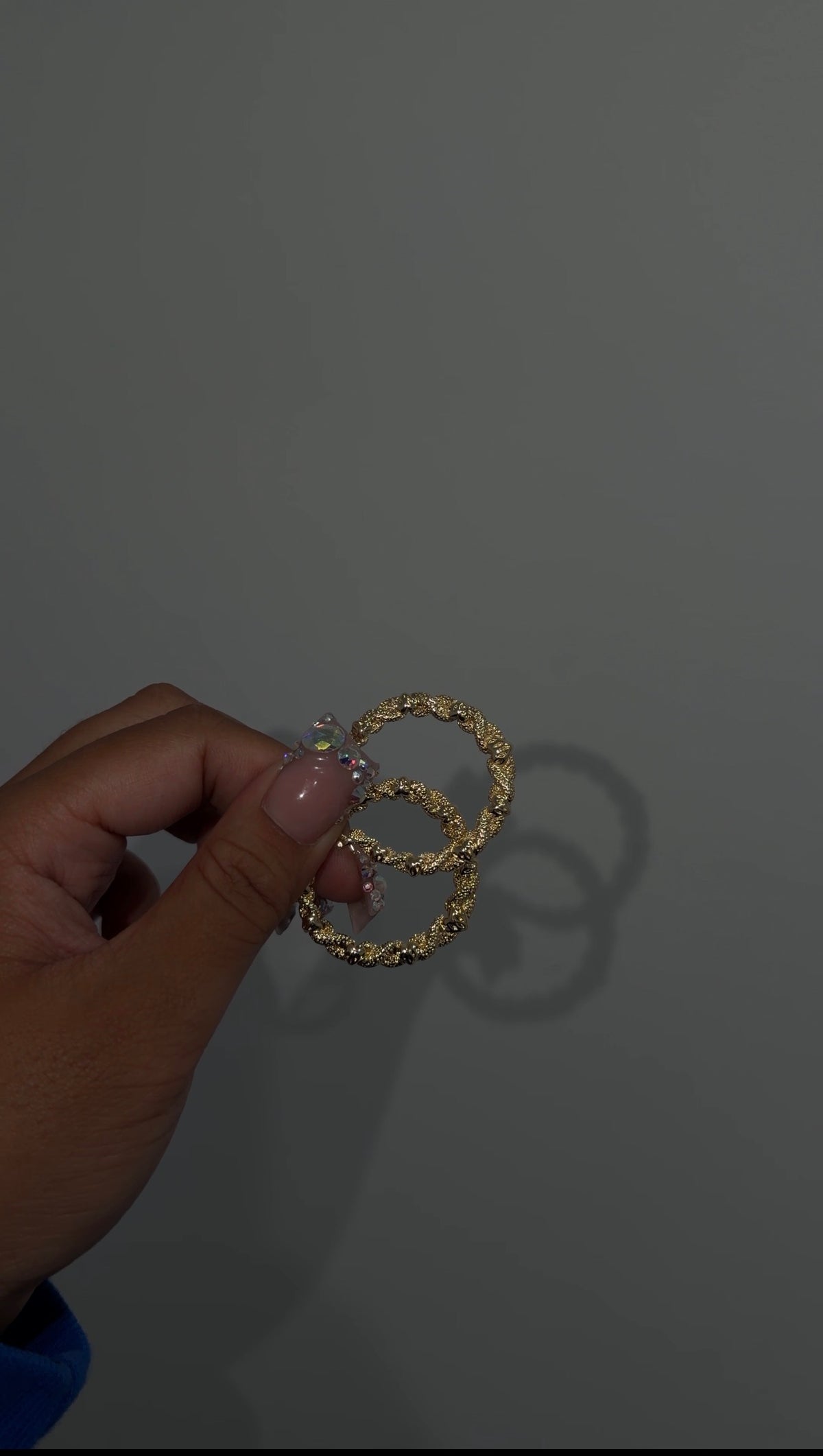 Lil Twisty Heart Hoops