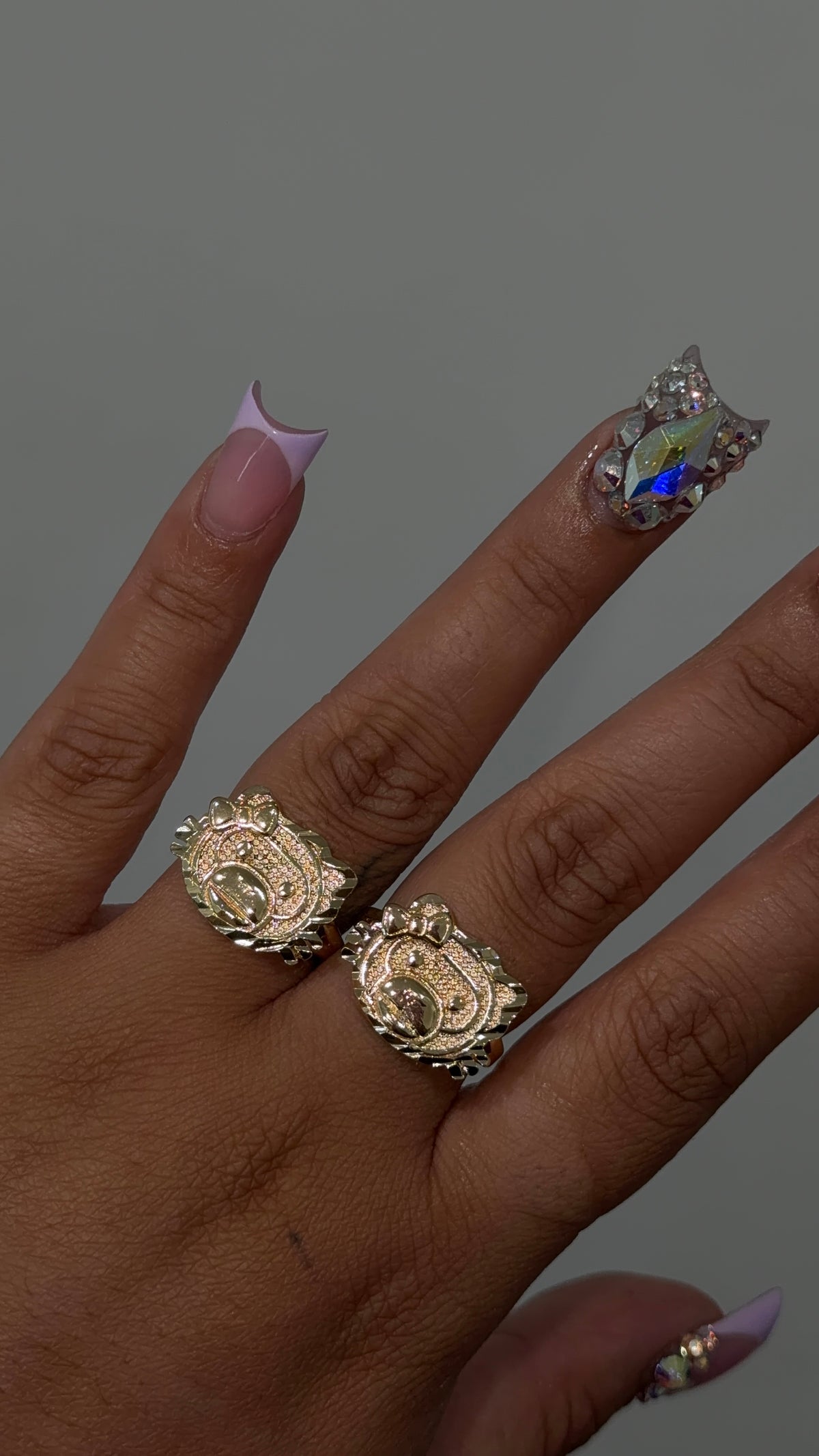 Baby Monkey Bow Ring