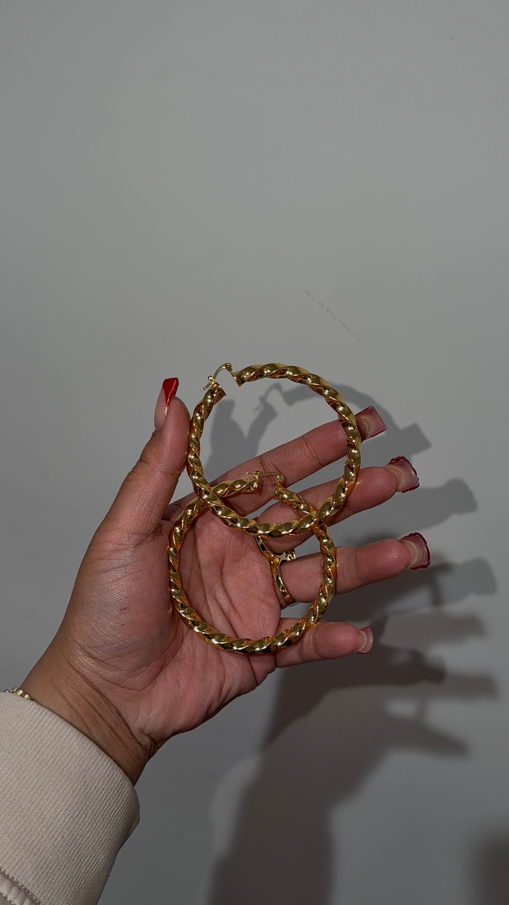 70mm Twisty Hoops