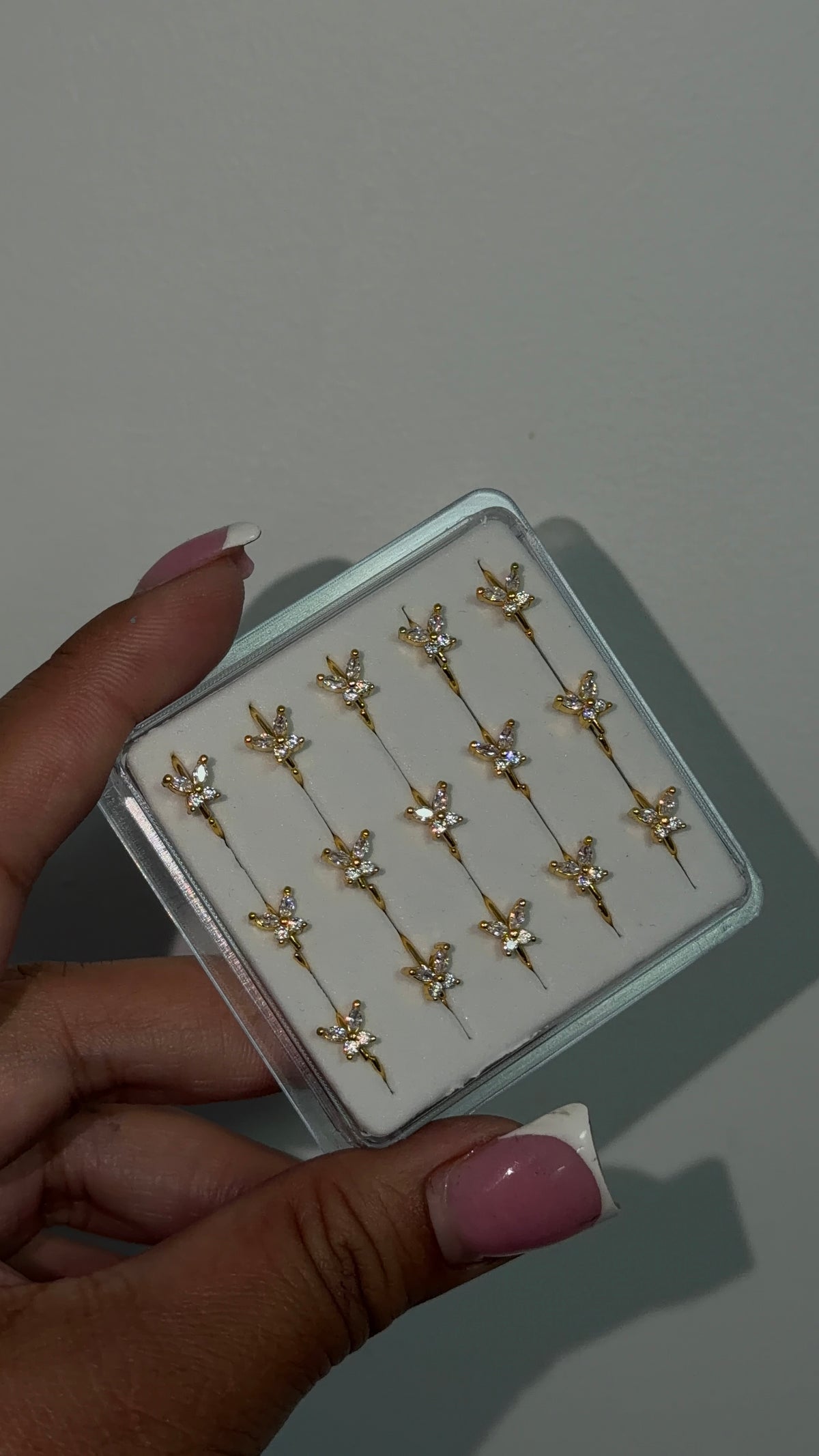 Dainty Diamond Butterfly NOSE HOOP