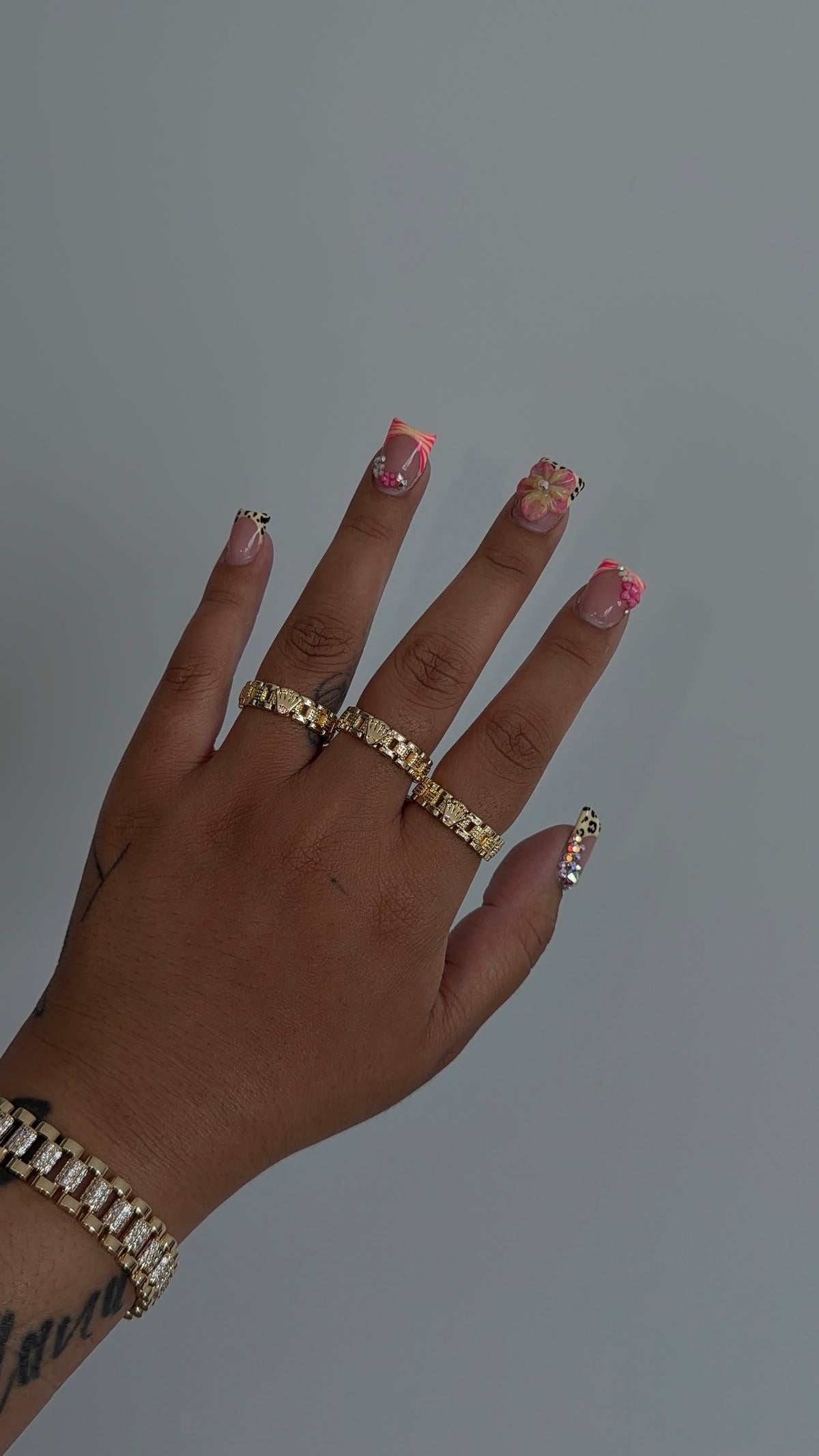 Lil Crown Prezy Rollie Band Ring