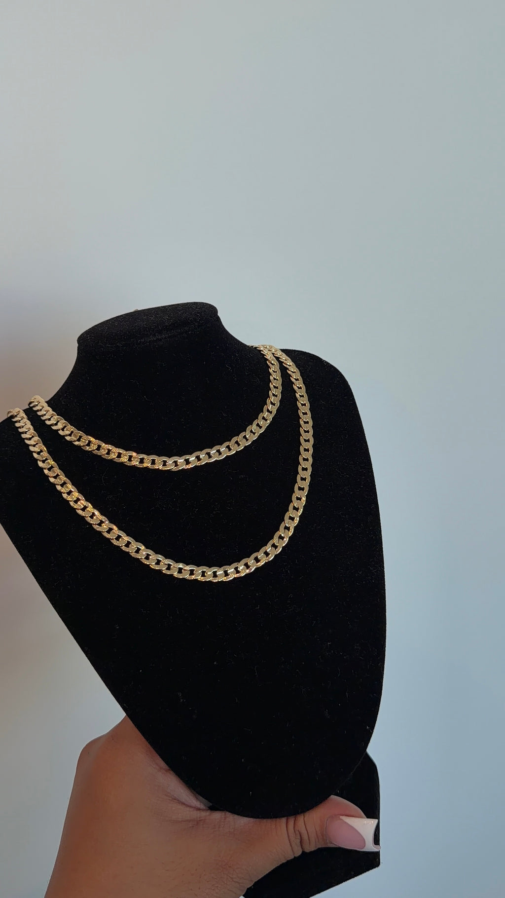 Different Cut Cuban Link Chain