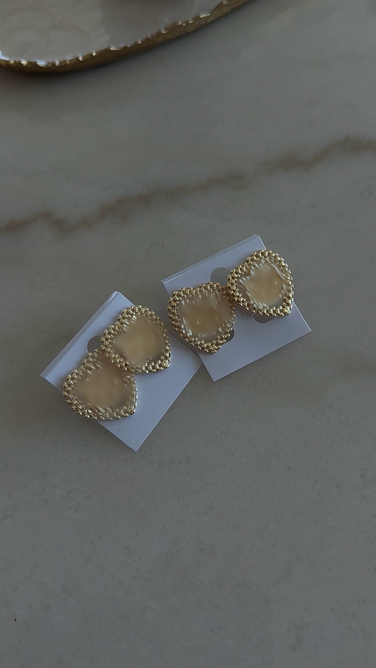 Kitten Heart Rollie Earrings