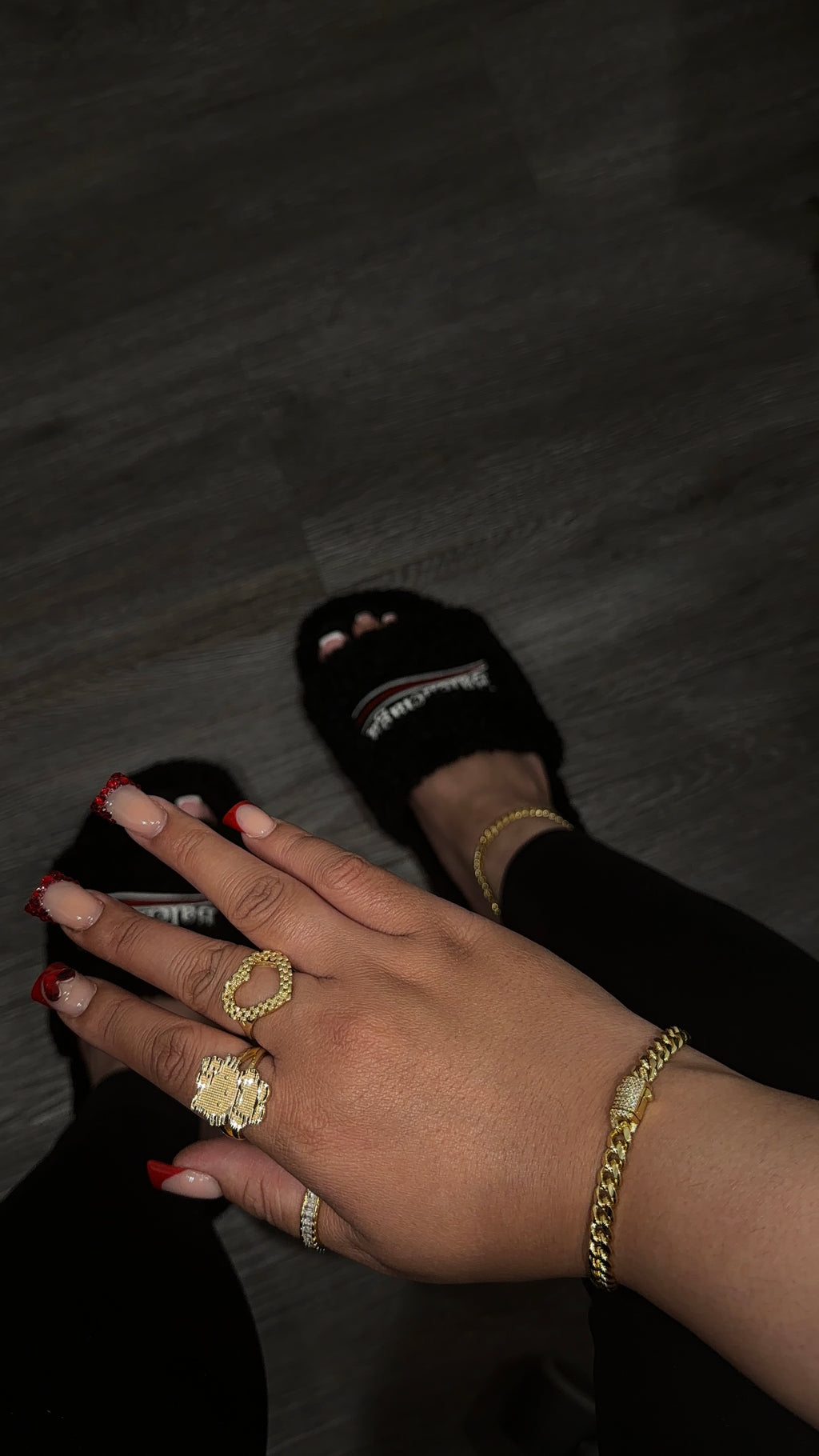 Cuban Link Diamond Lock Bracelet