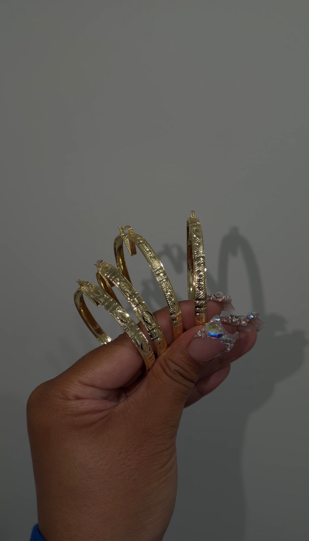 Bangle Style Hoops