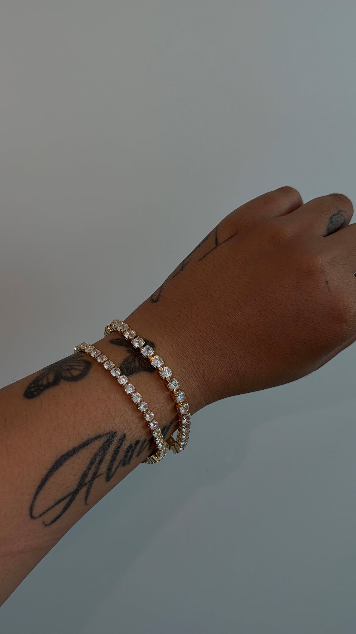 Player Tennis Diamond Lock Bracelet