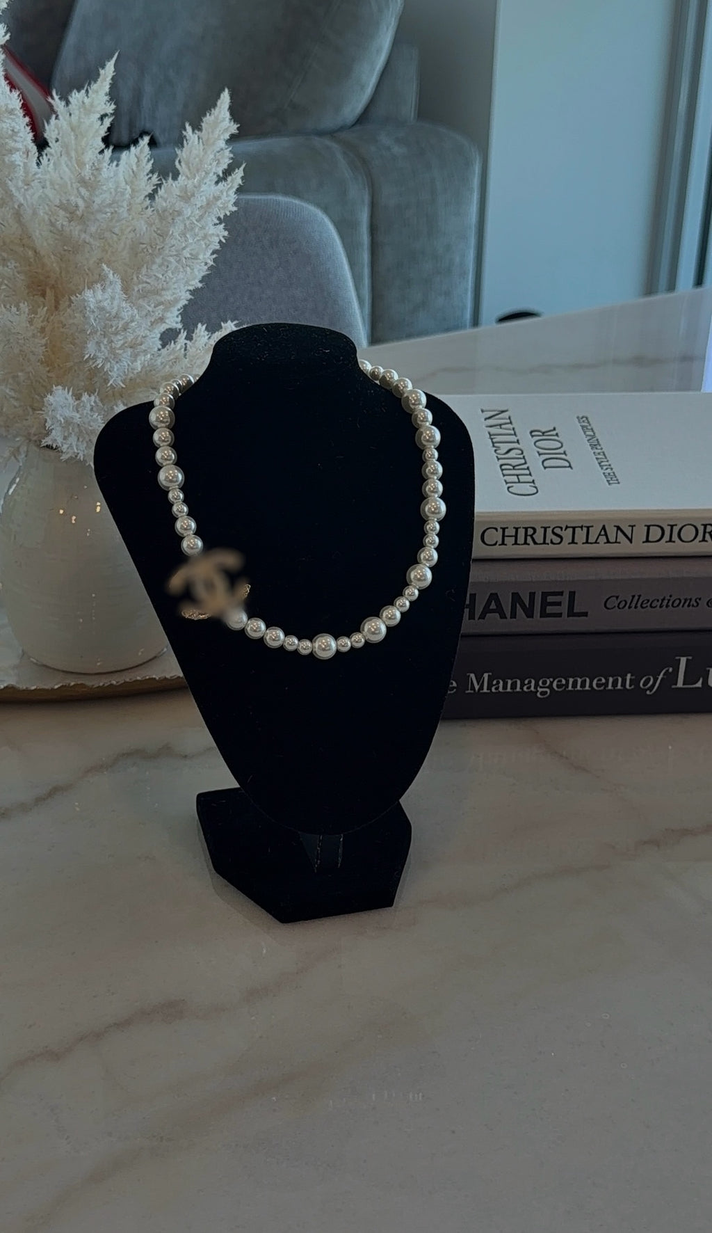 Luxxy Mother Of Pearl C Necklace