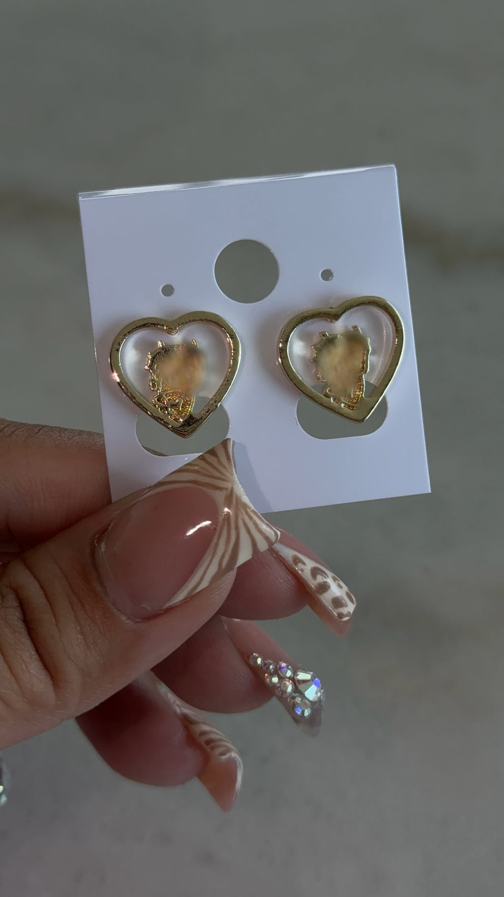 BB Girl Heart Earrings