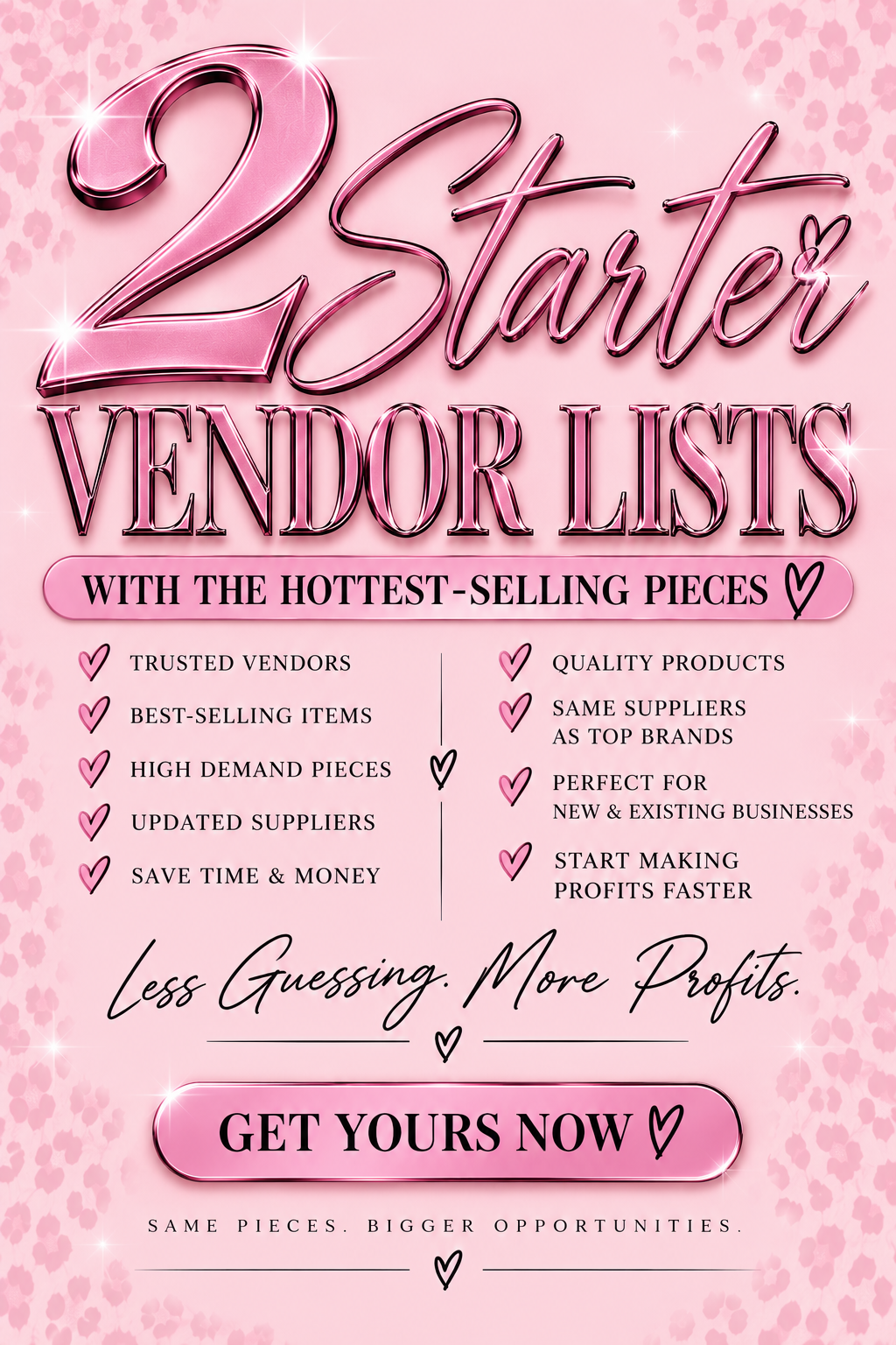 2 Started Vendor List🎀