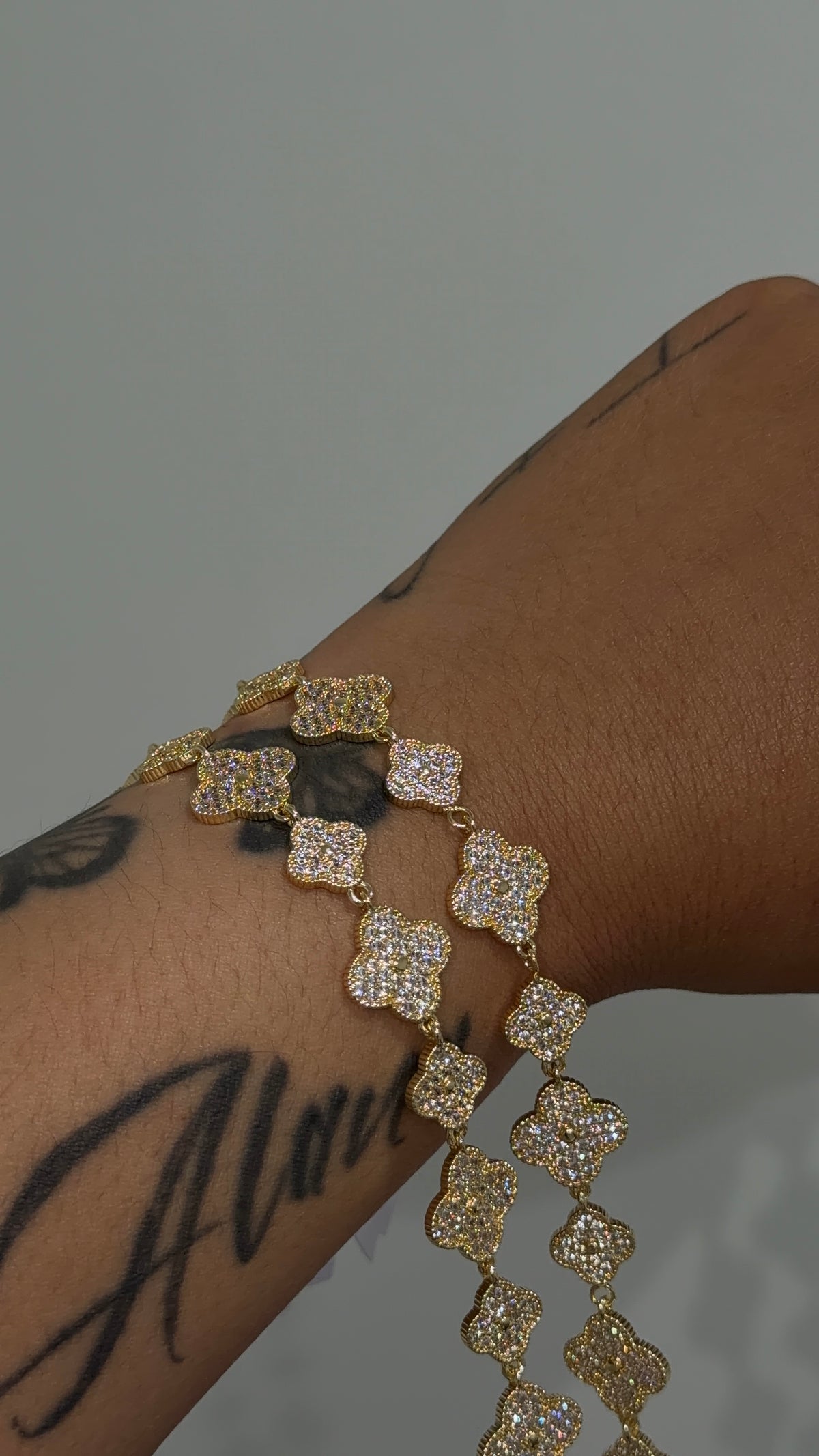 Bling Clover Bracelet