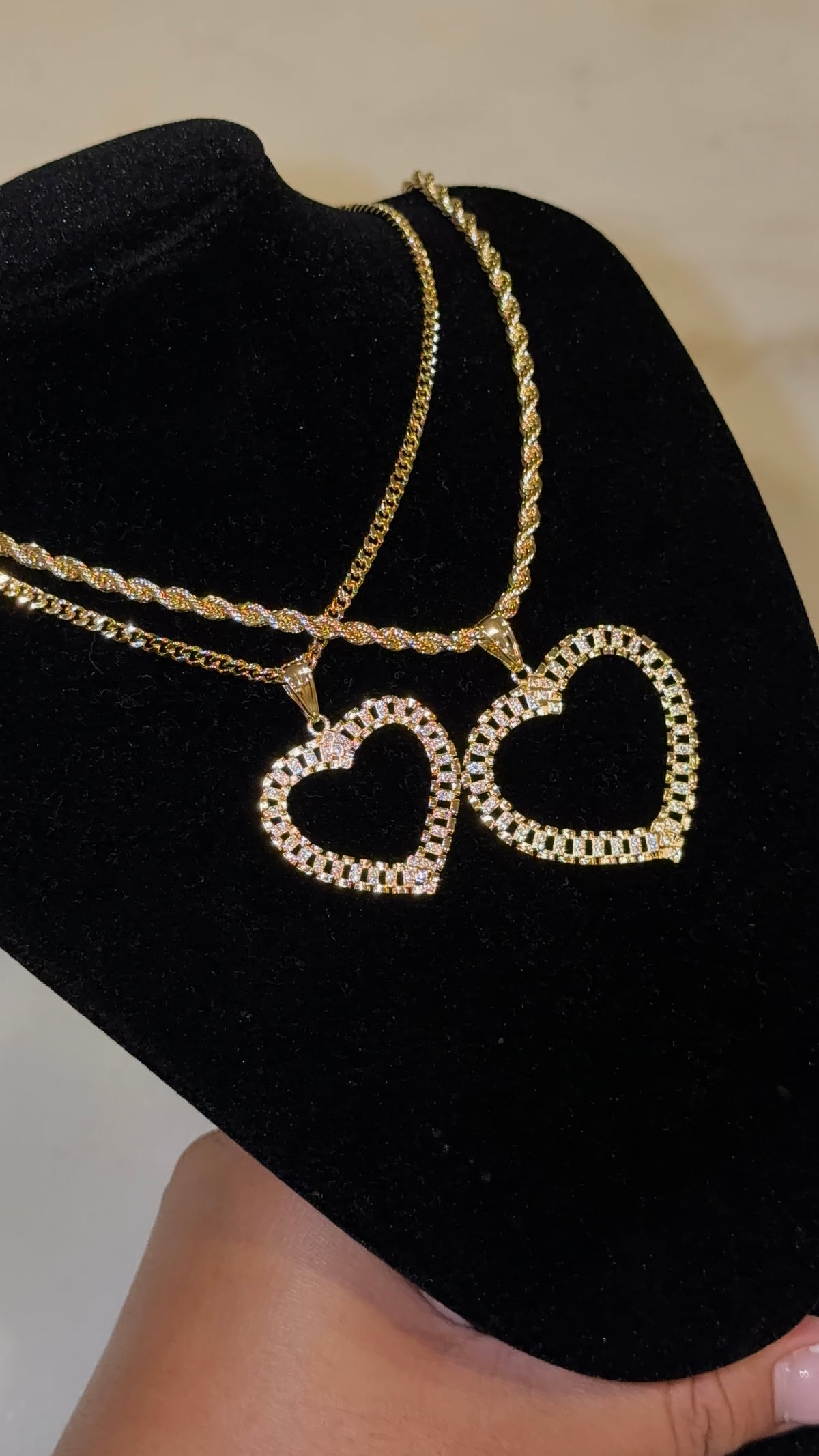 Heart Bling Rollie Chain