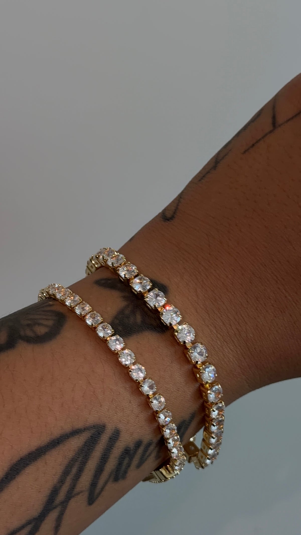 Player Tennis Diamond Lock Bracelet