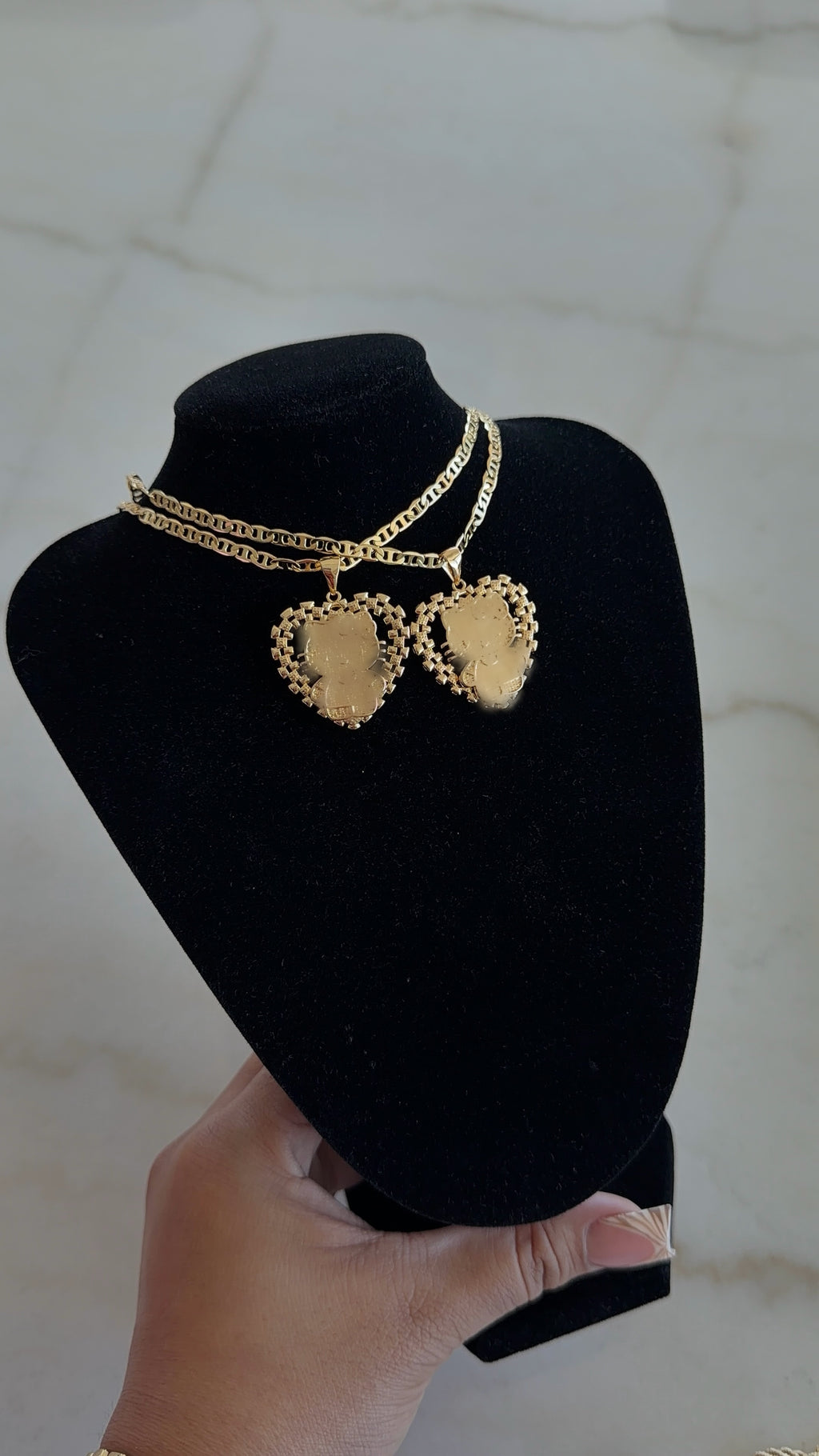 Rollie Heart Kitten Body Chain