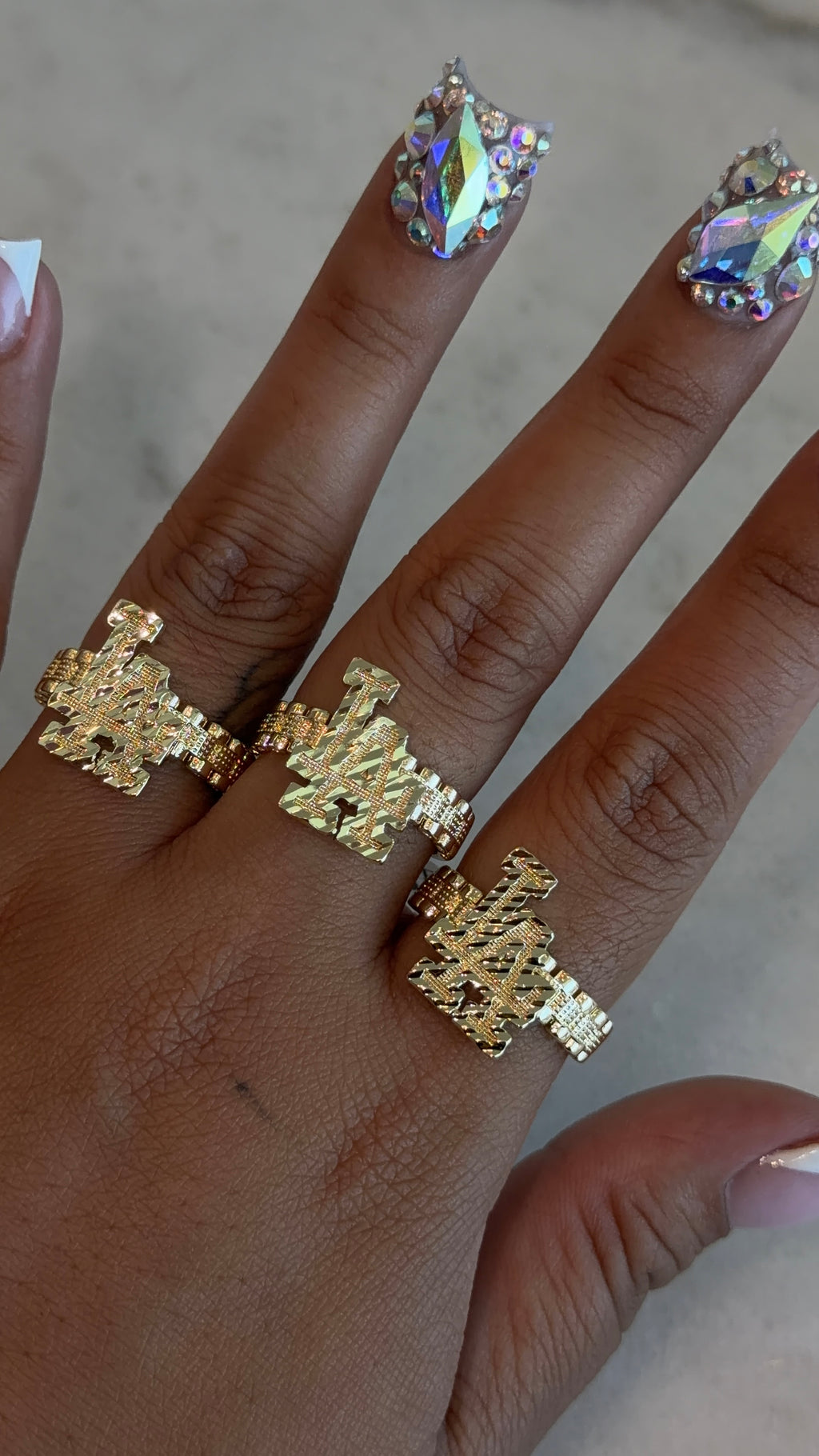 LA Rollie Band Ring