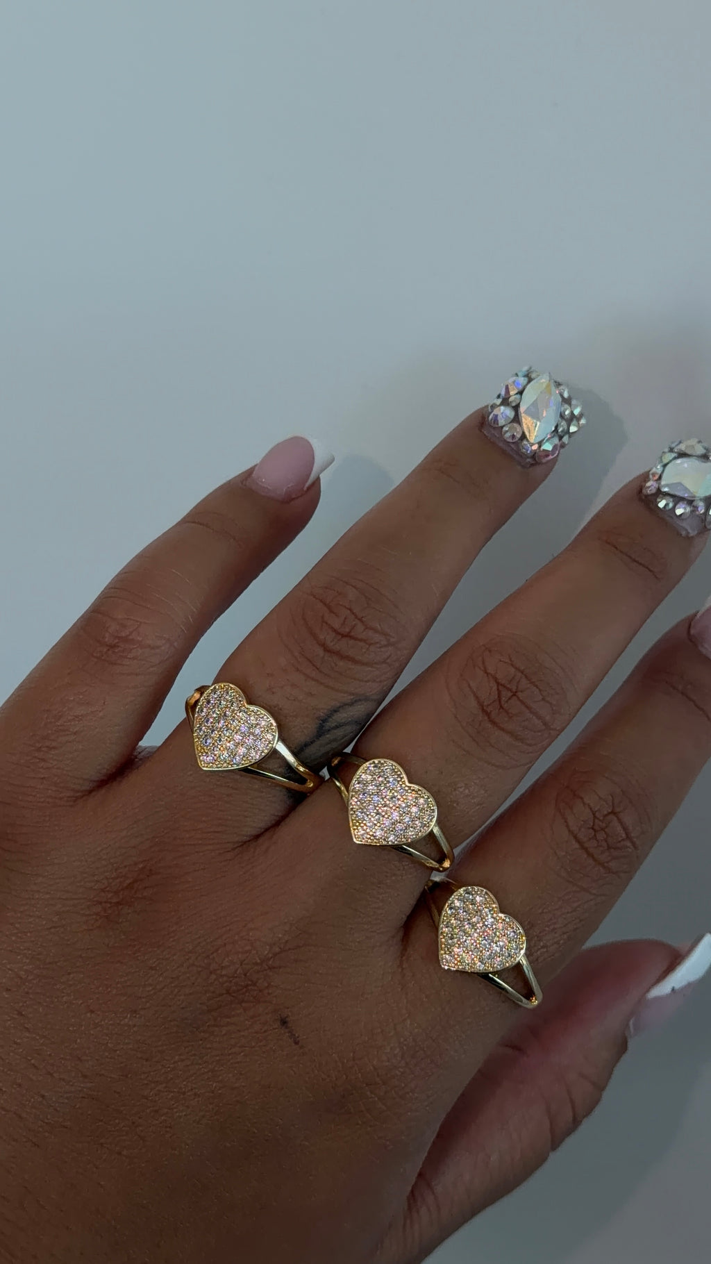 Bling Heart Ring