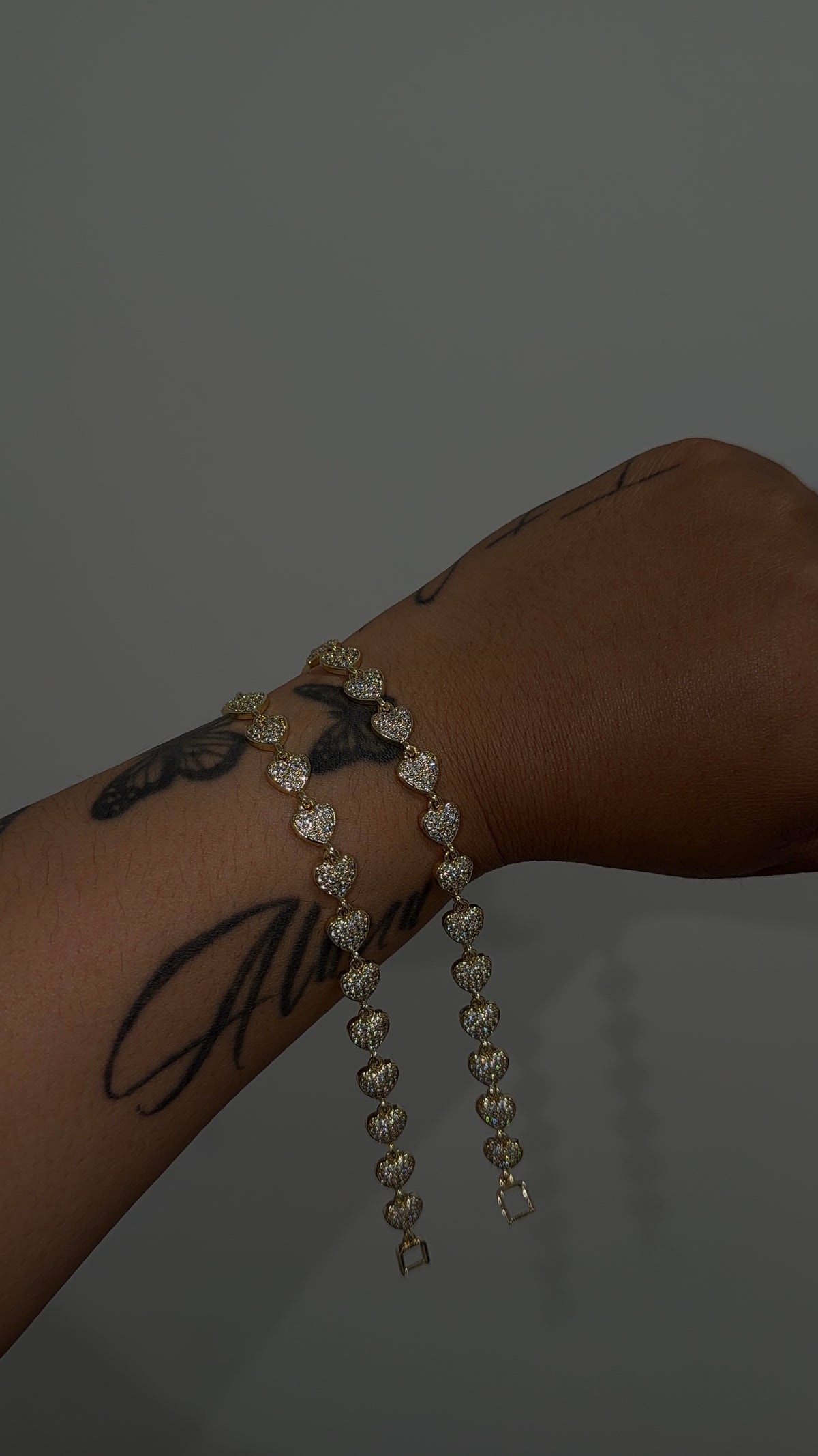 Bling Heart Bracelet