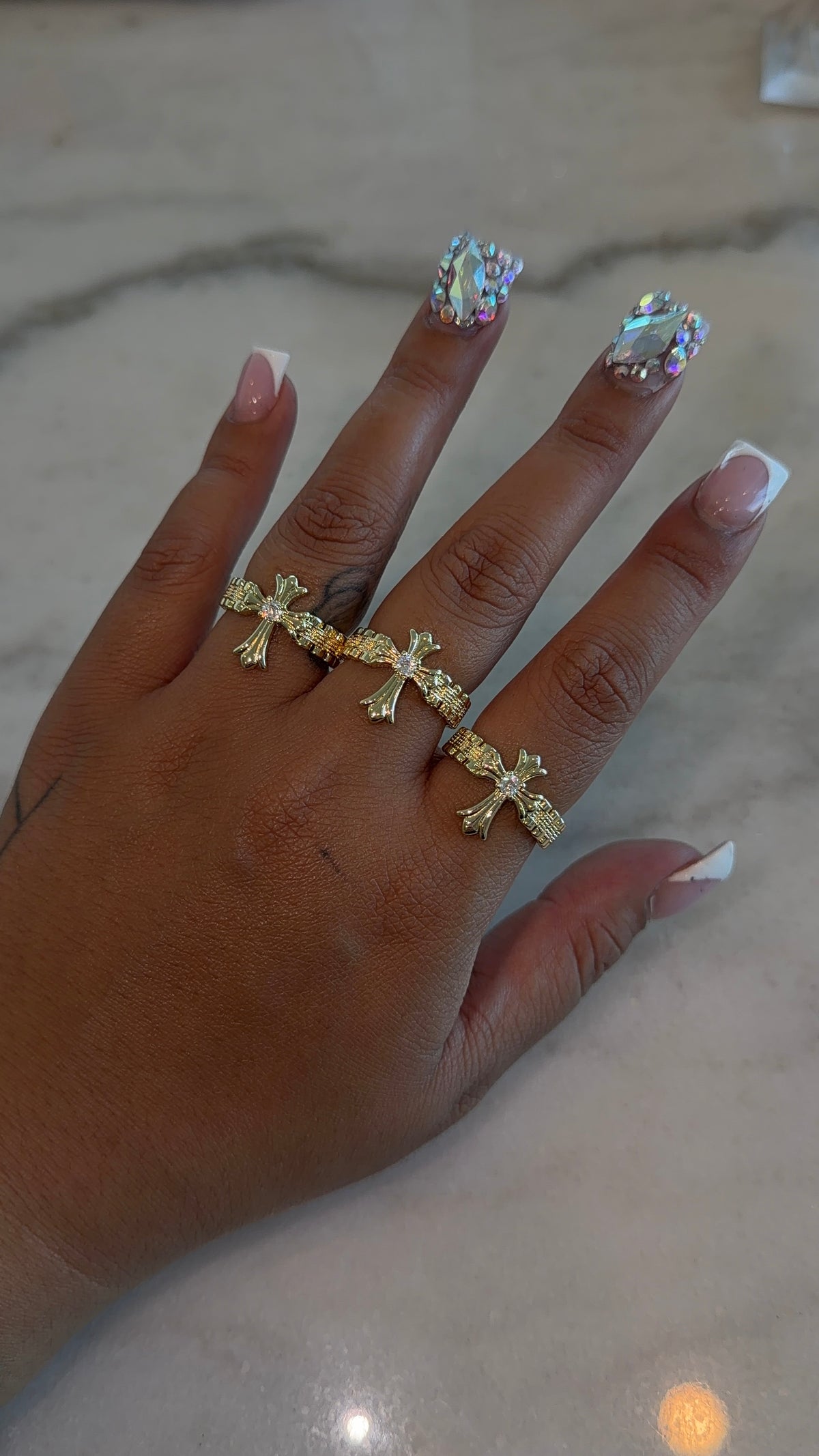 Cross Rollie Ring