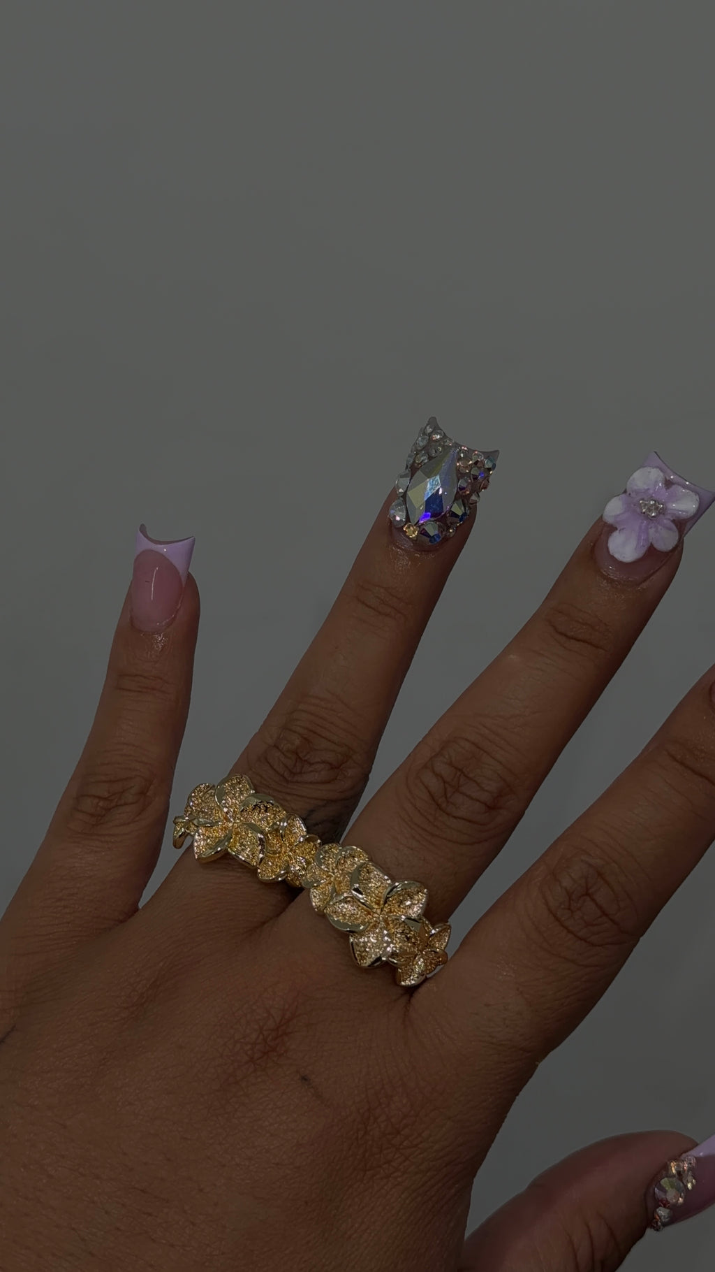 3 Flower Ring