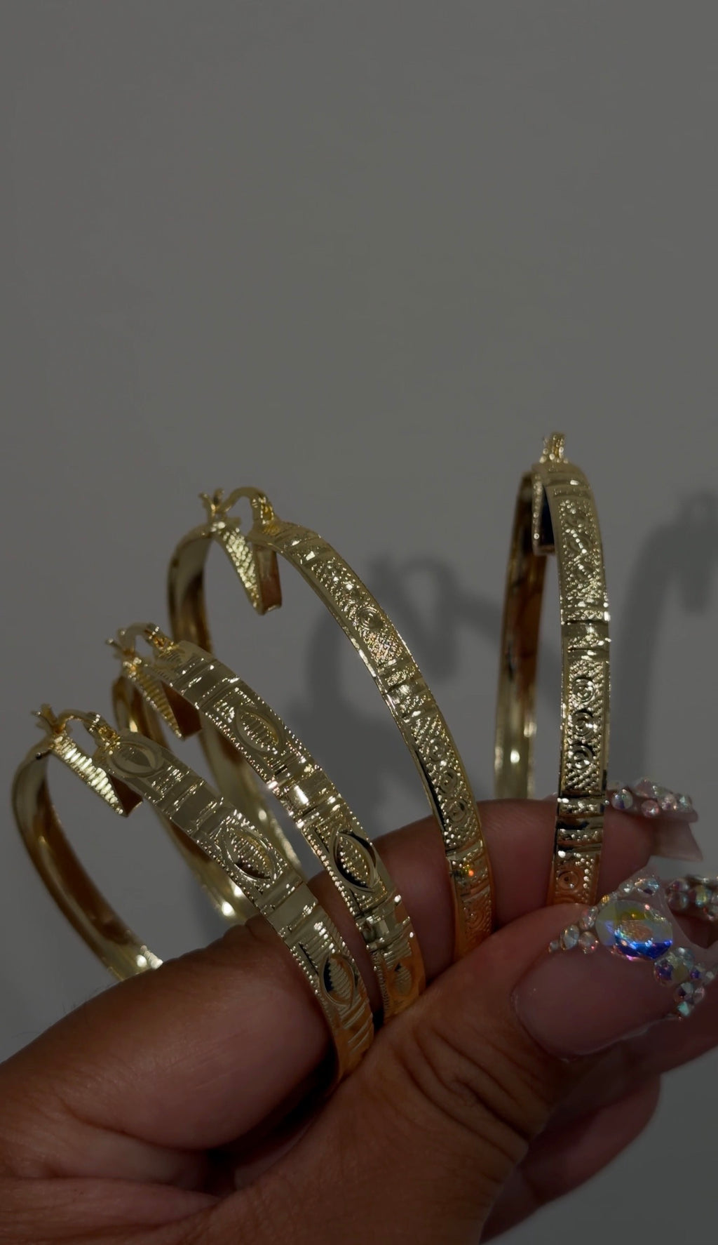 Bangle Style Hoops