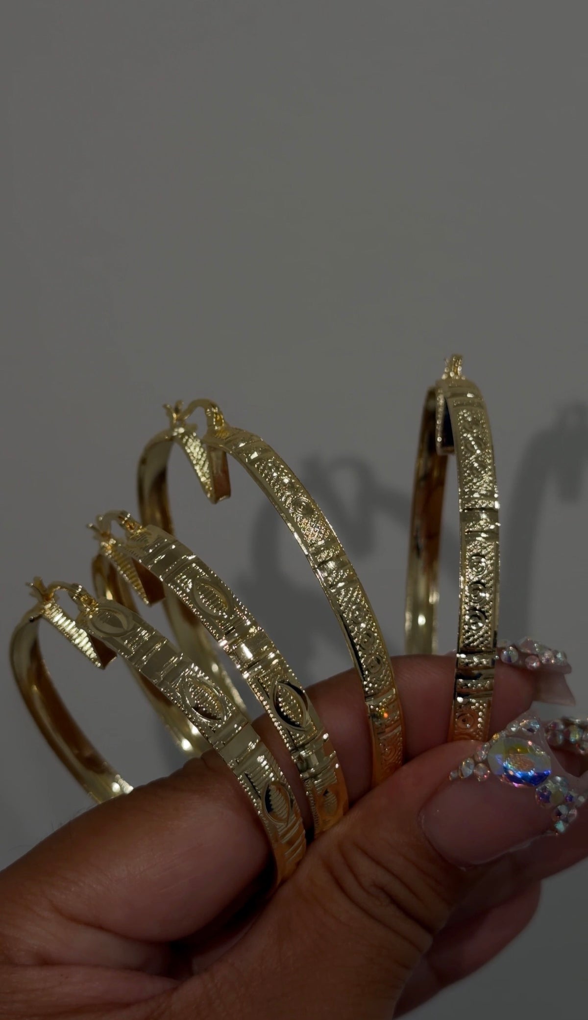 Bangle Style Hoops