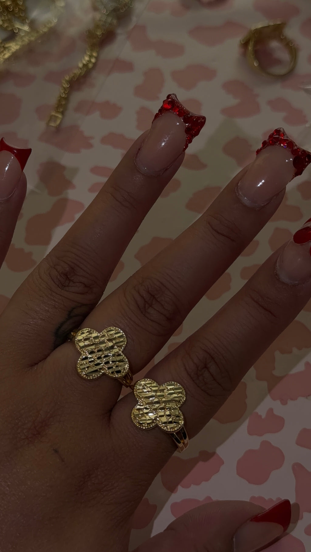 Clover Nugget Ring