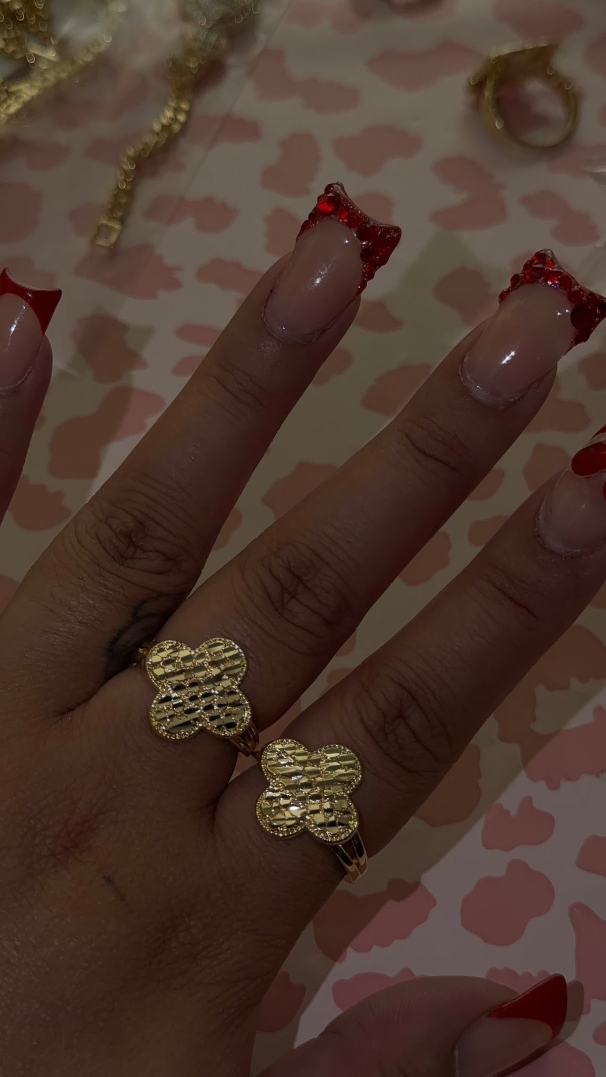 Clover Nugget Ring