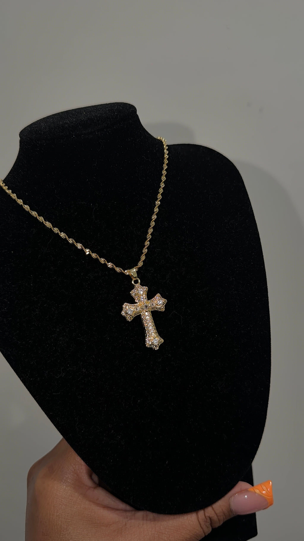 Bling Out Cross Necklace