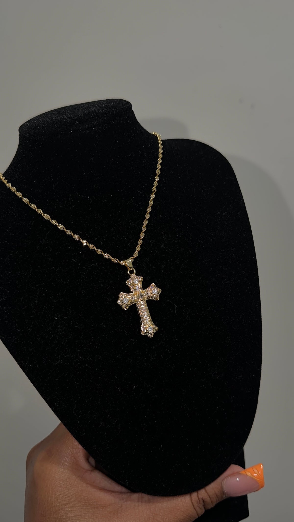 Bling Out Cross Necklace
