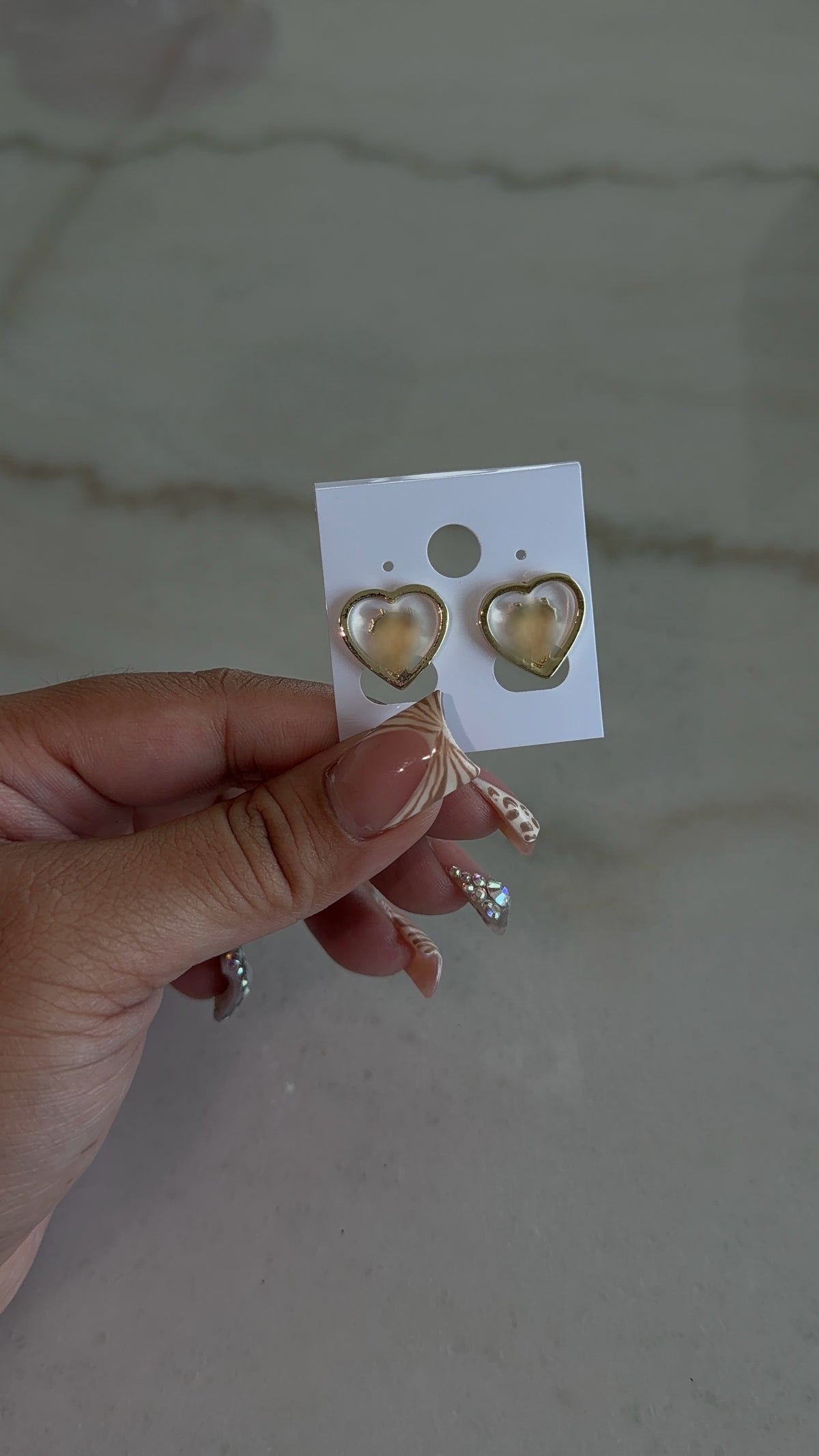 BB Girl Heart Earrings