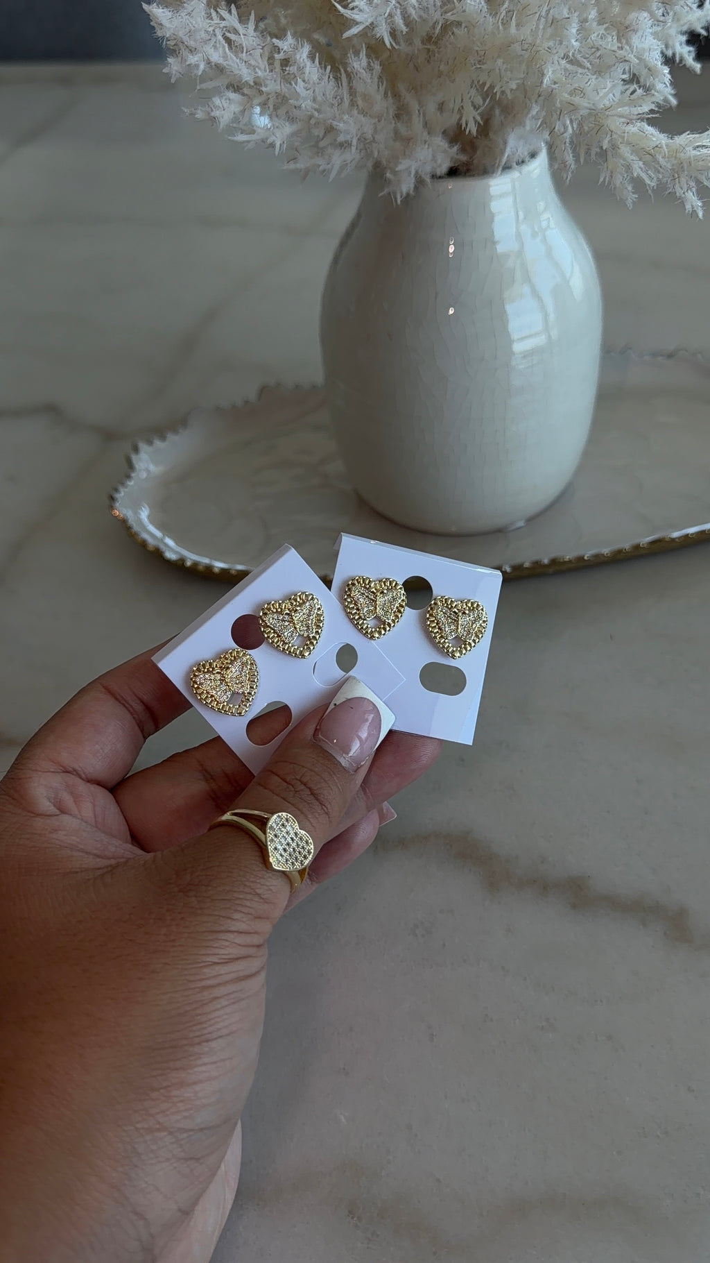 Bling Butterfly Rollie Earrings