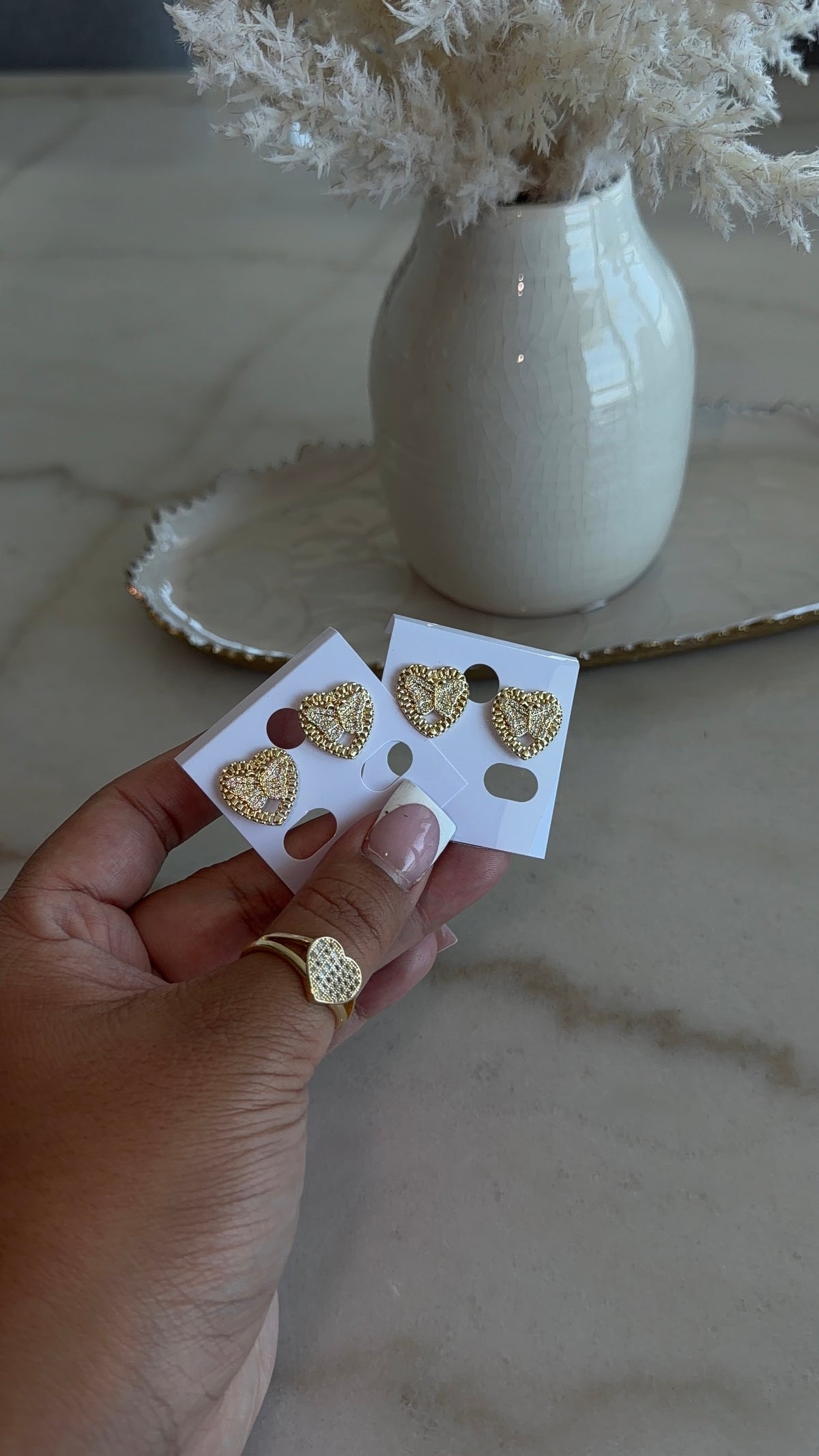 Bling Butterfly Rollie Earrings