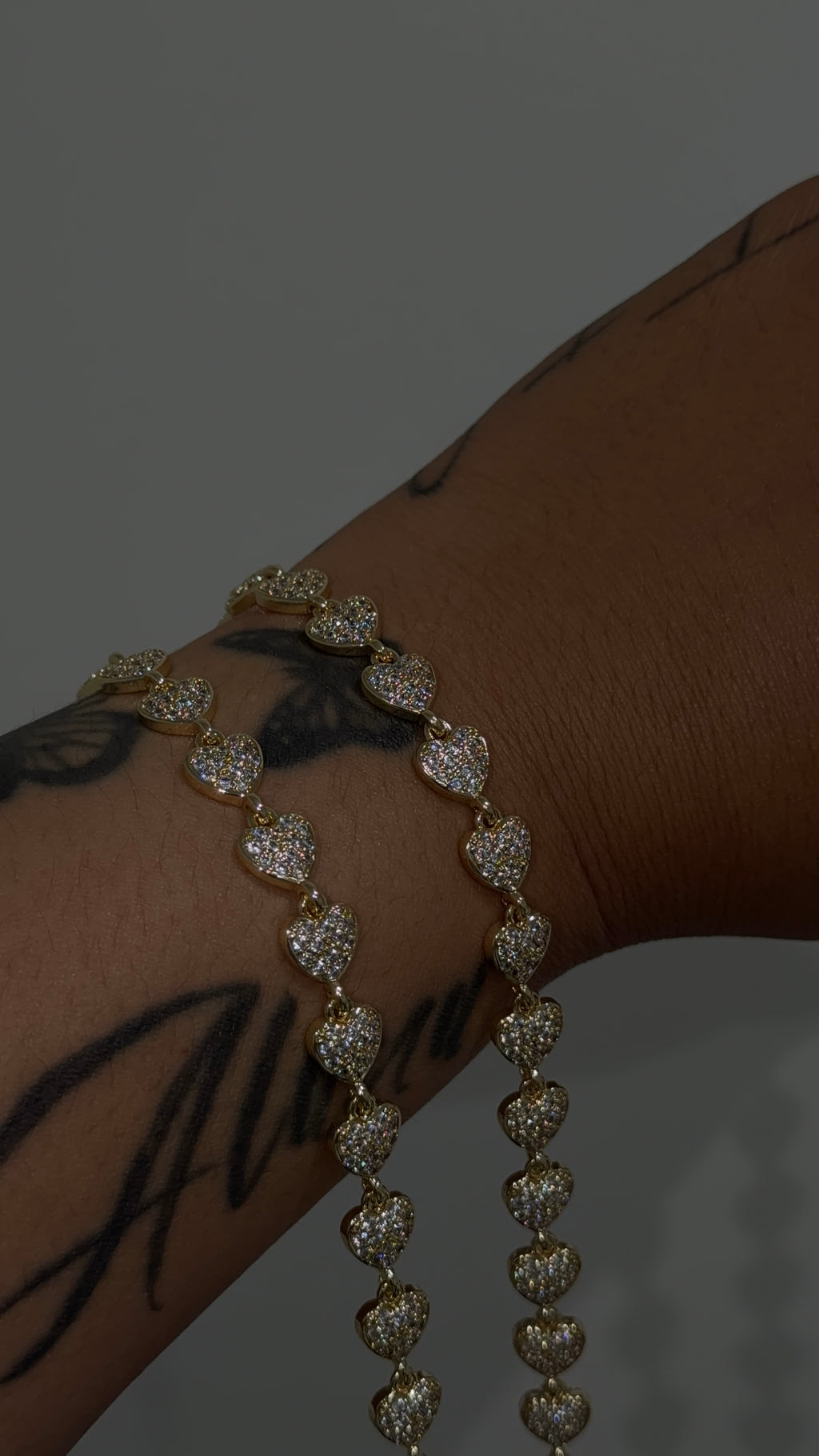 Bling Heart Bracelet