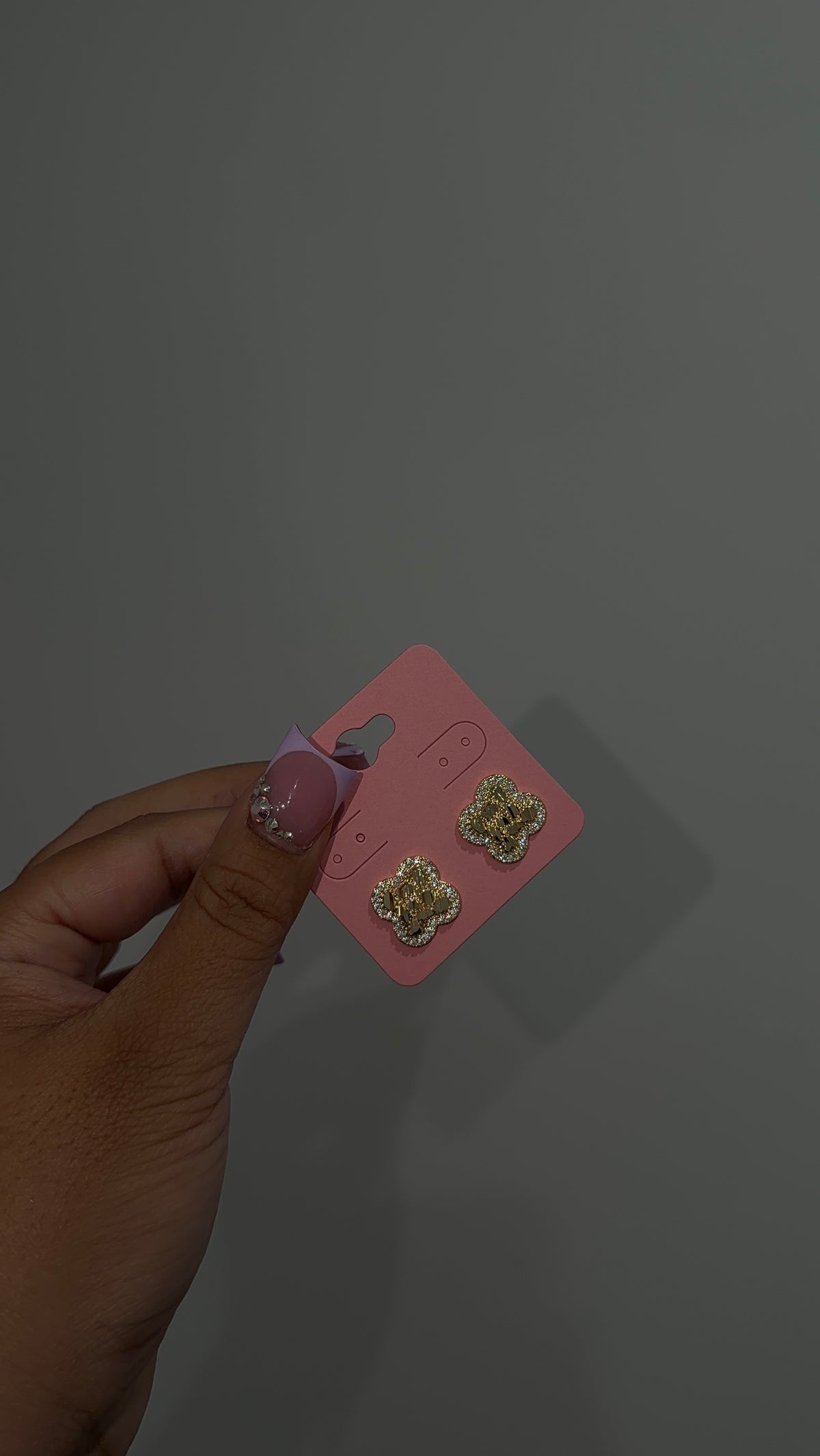 Clover Nugget Bling Studs