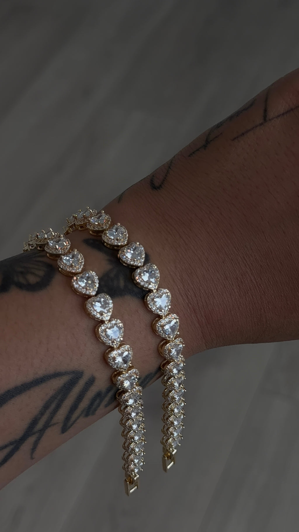 Princess Diamond Heart Bracelet