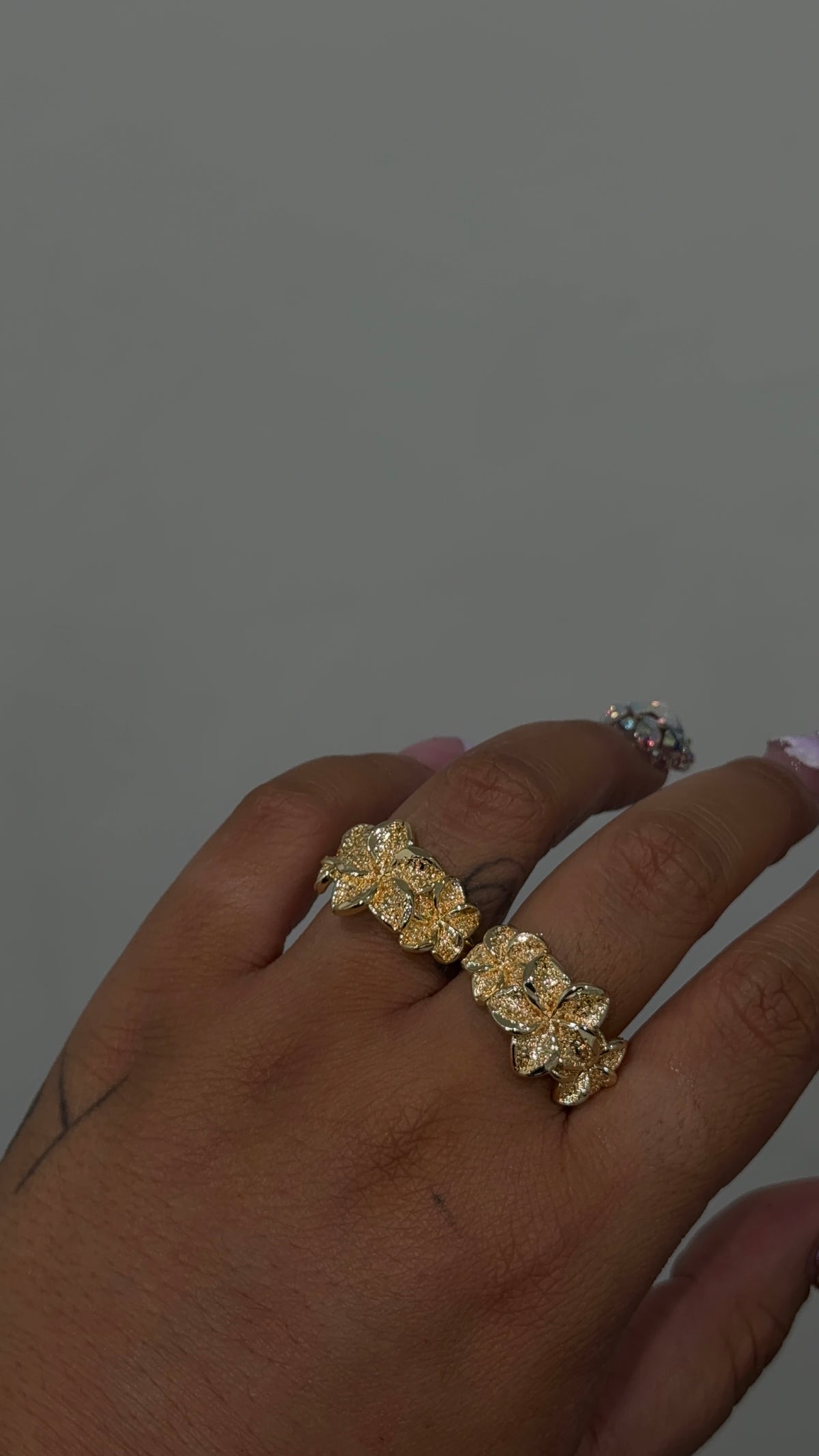3 Flower Ring