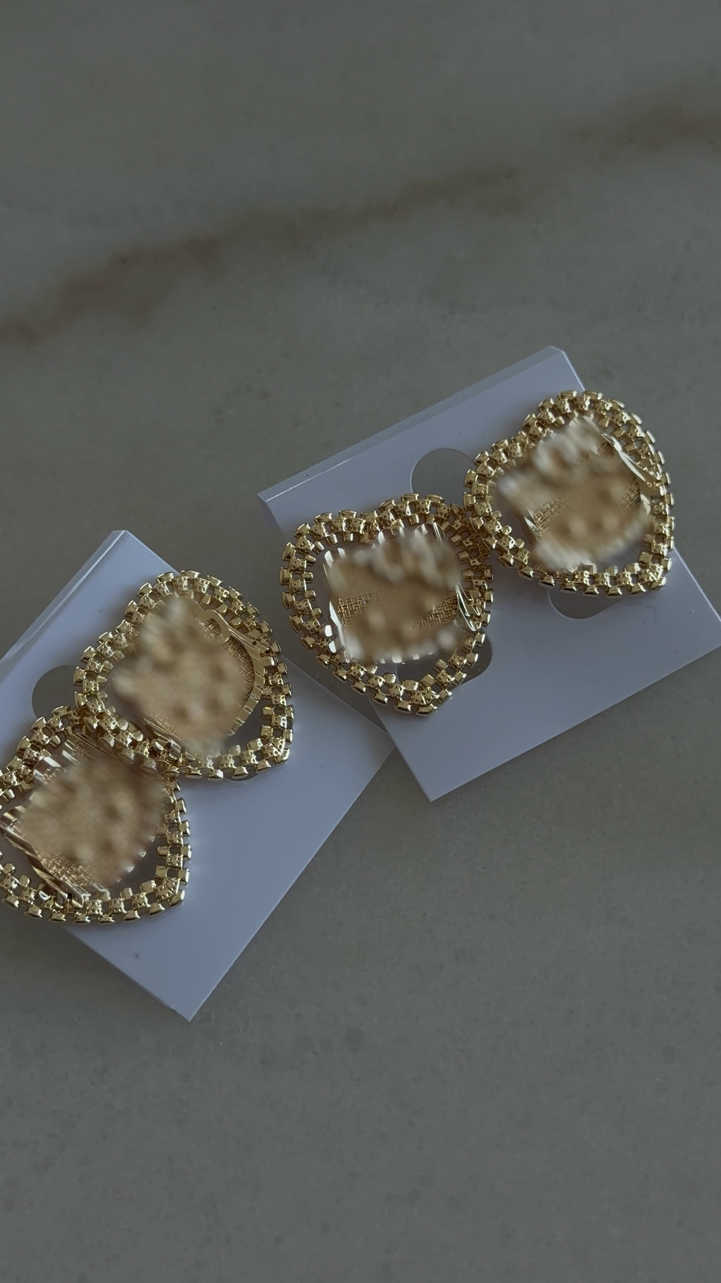 Kitten Heart Rollie Earrings