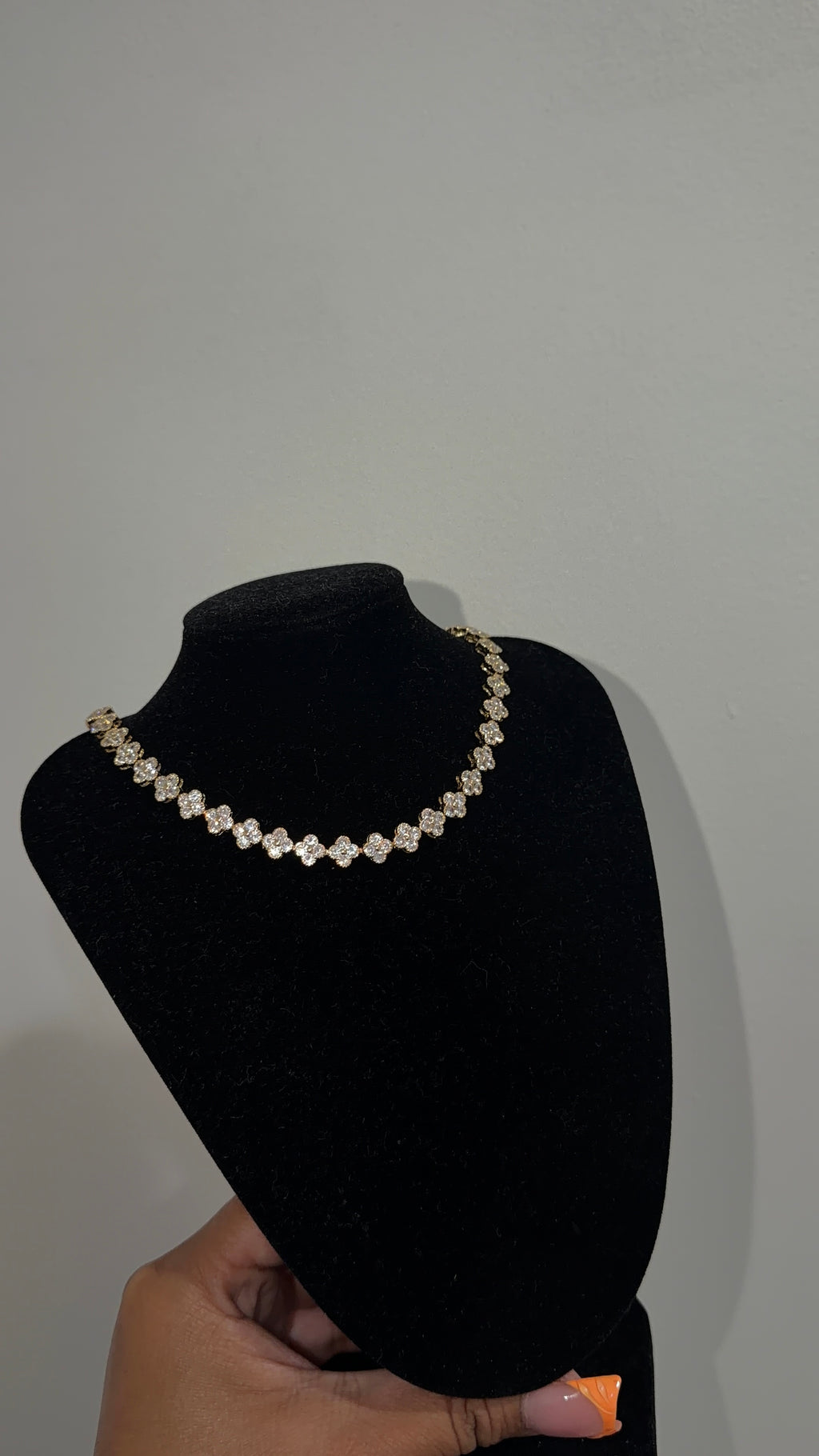 Lil Bling Clover Choker