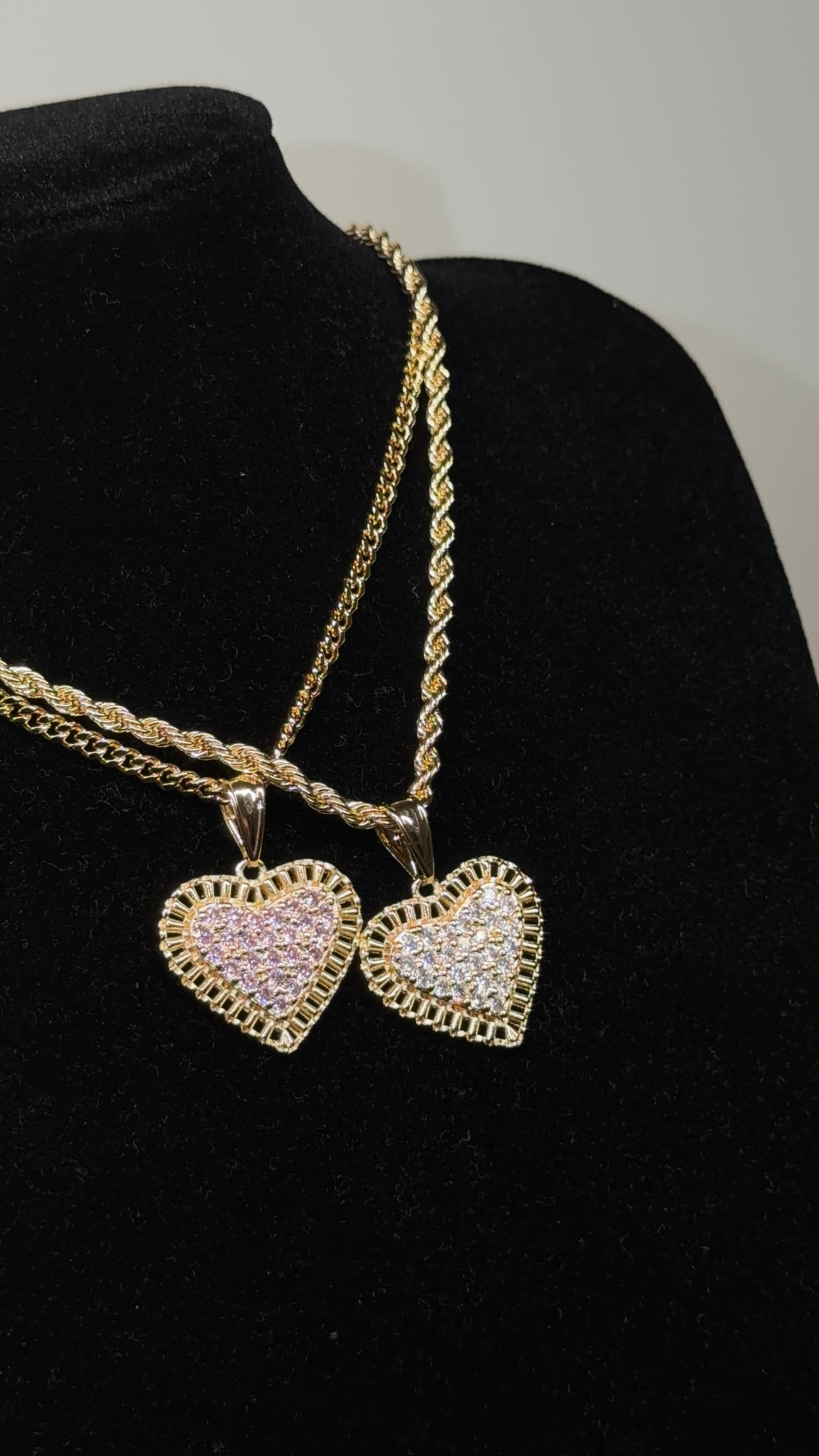 Princess Heart Rollie Bling Chain