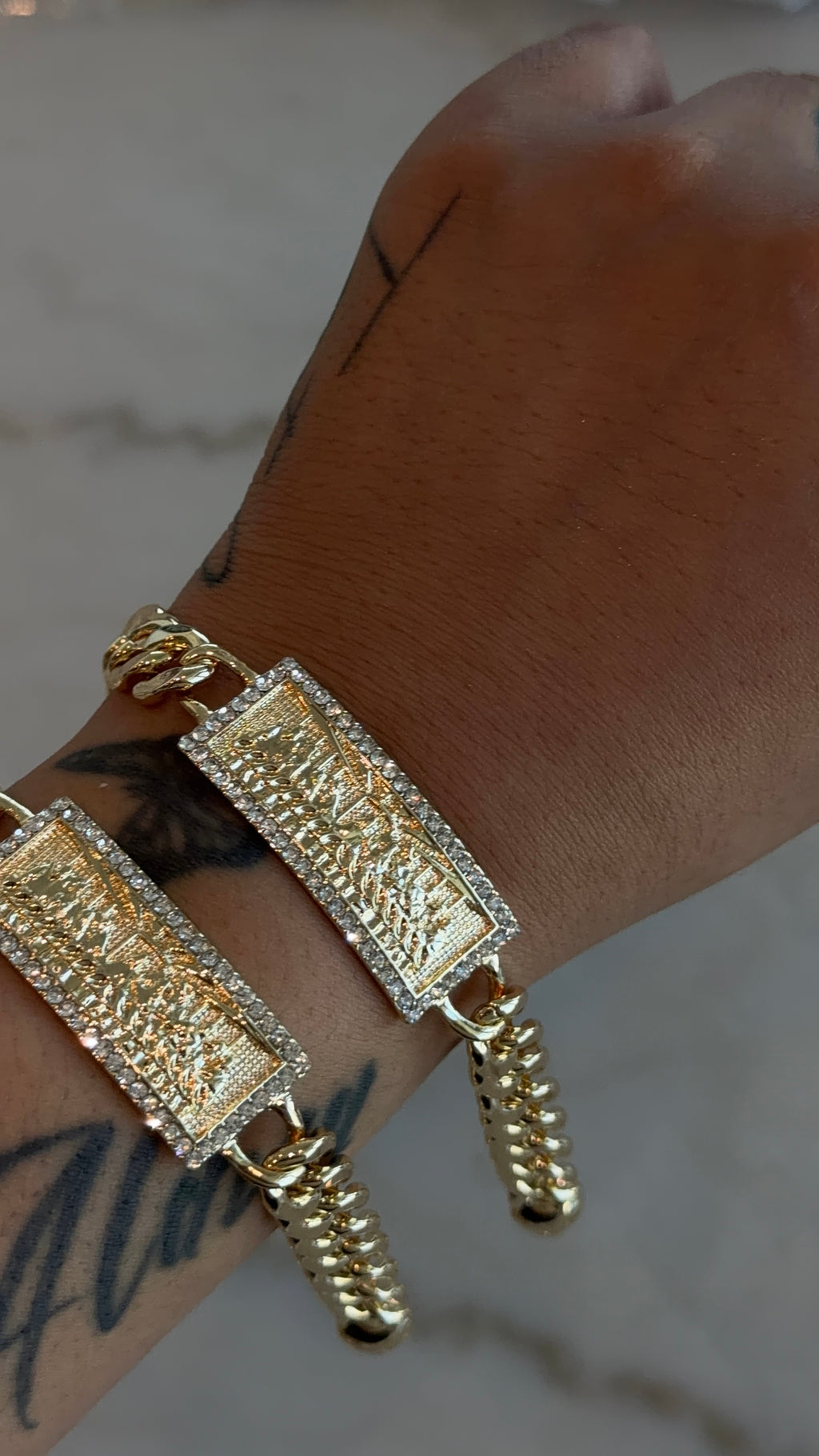 Bling Last Supper Cuban Link Bracelet