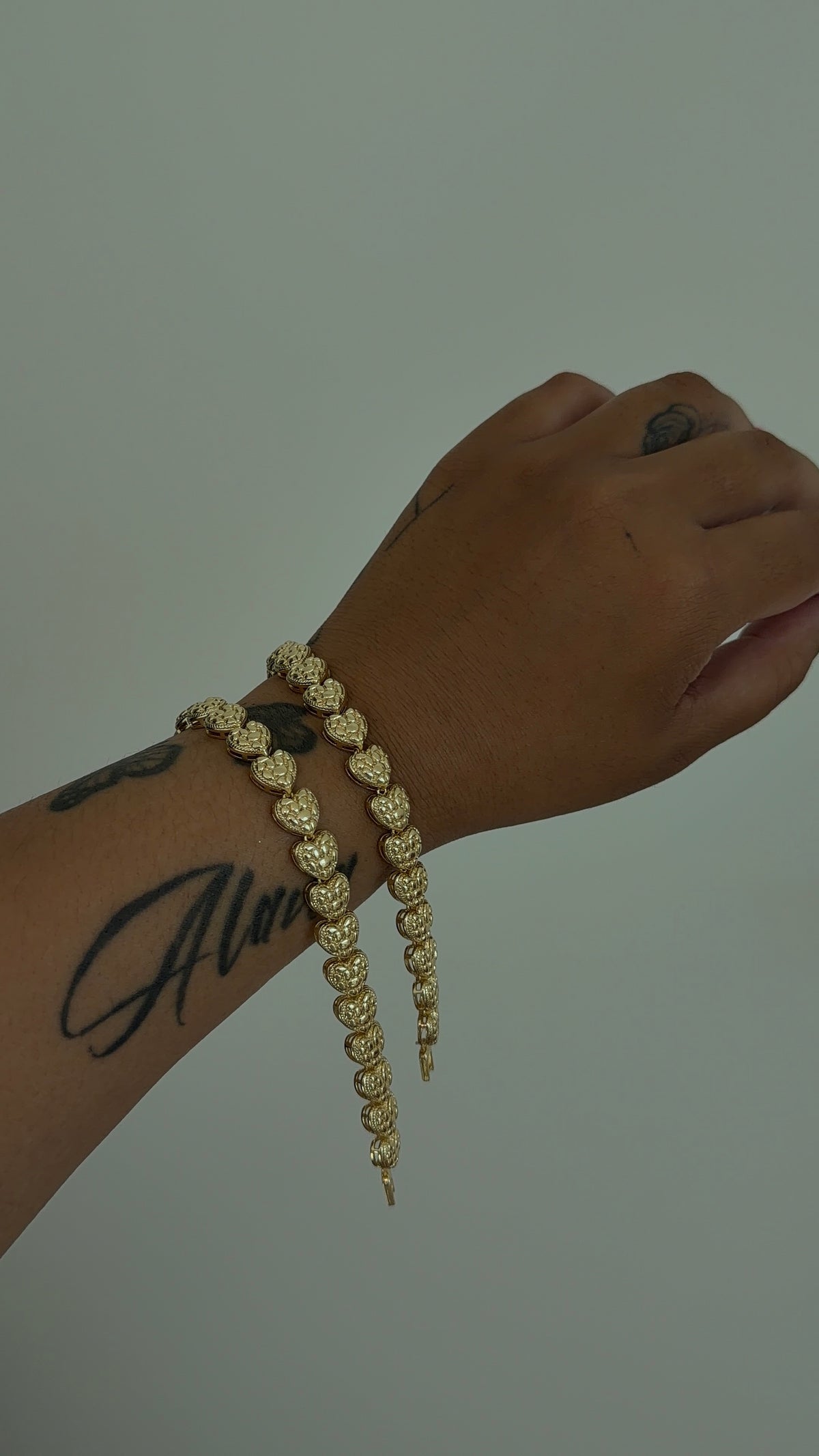New Nugget Heart Bracelet