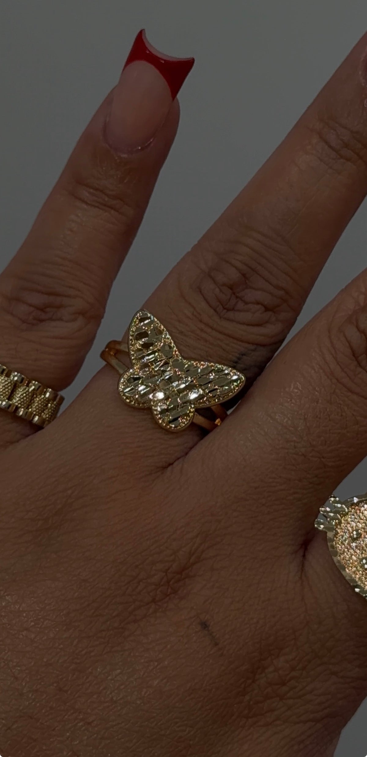 Butterfly Nugget Ring
