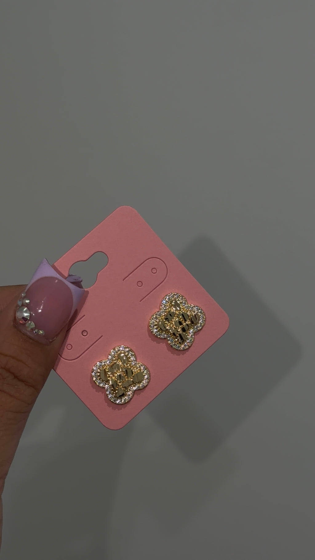 Clover Nugget Bling Studs