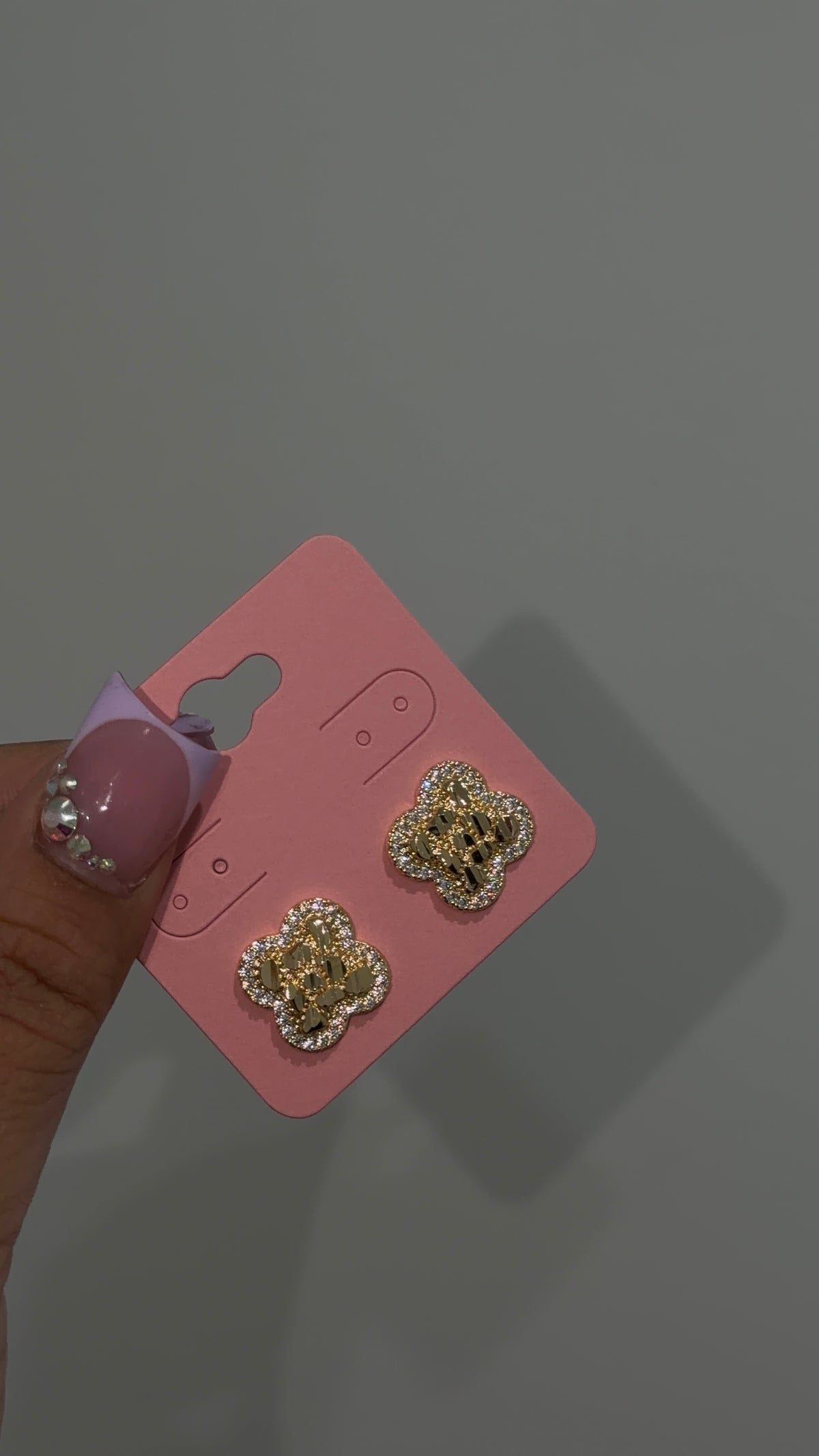 Clover Nugget Bling Studs