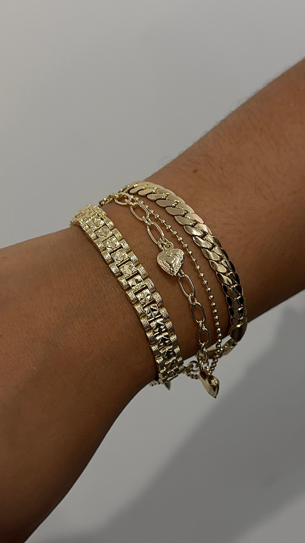 Heart Charm Bracelet