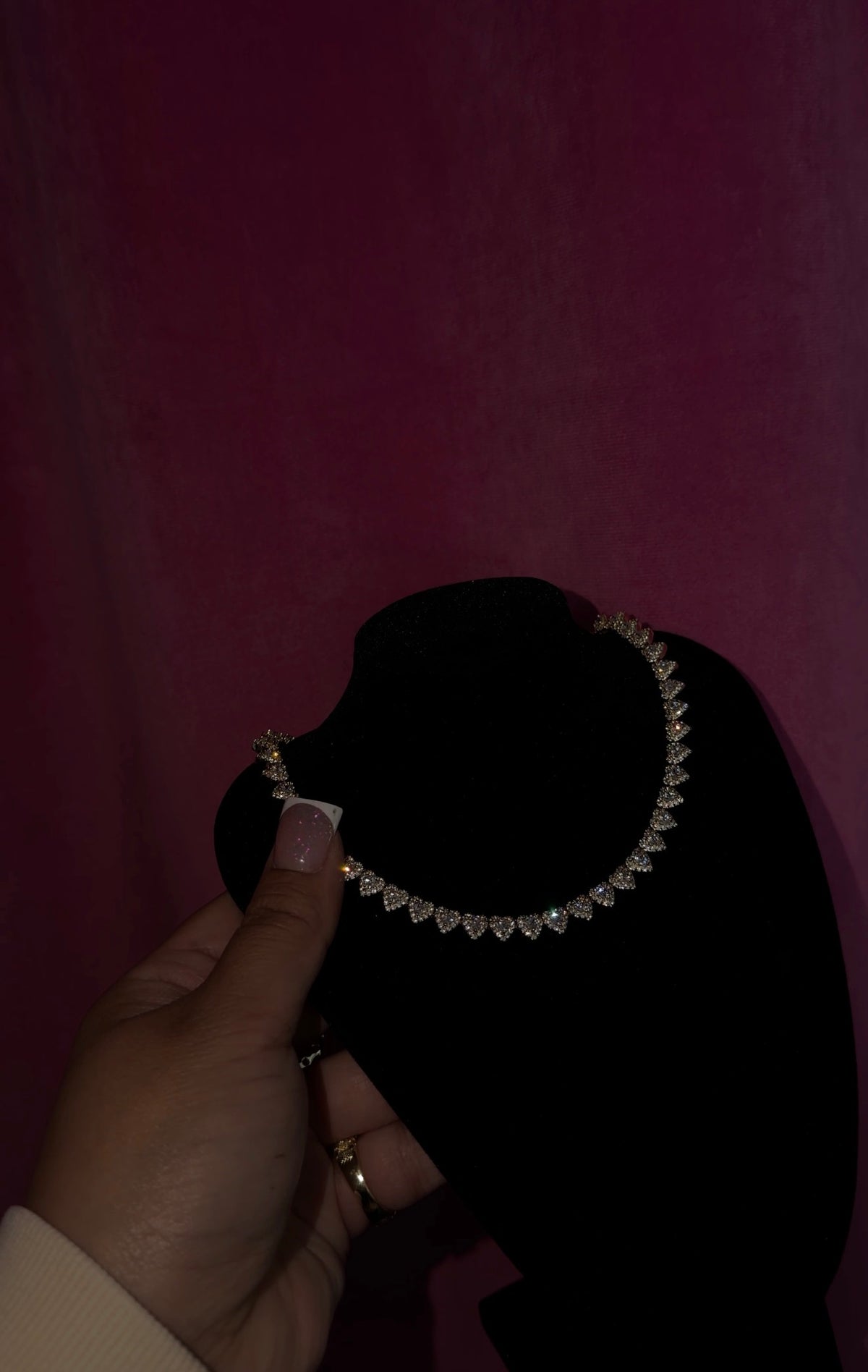 Luxxy Diamond Heart Necklace