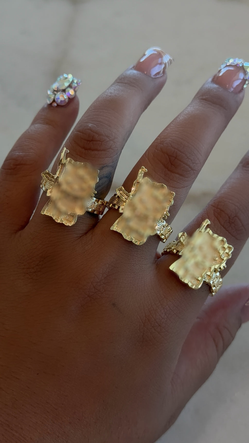 Lil Kitten AK Rollie Band Ring