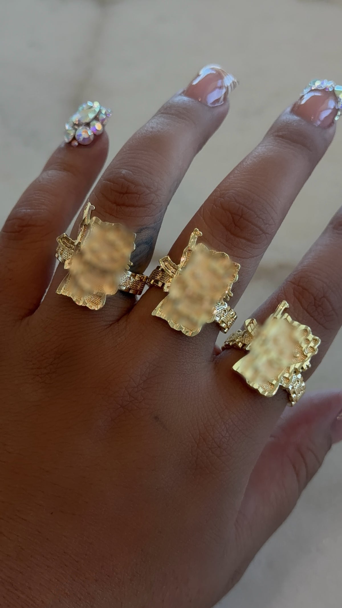 Lil Kitten AK Rollie Band Ring