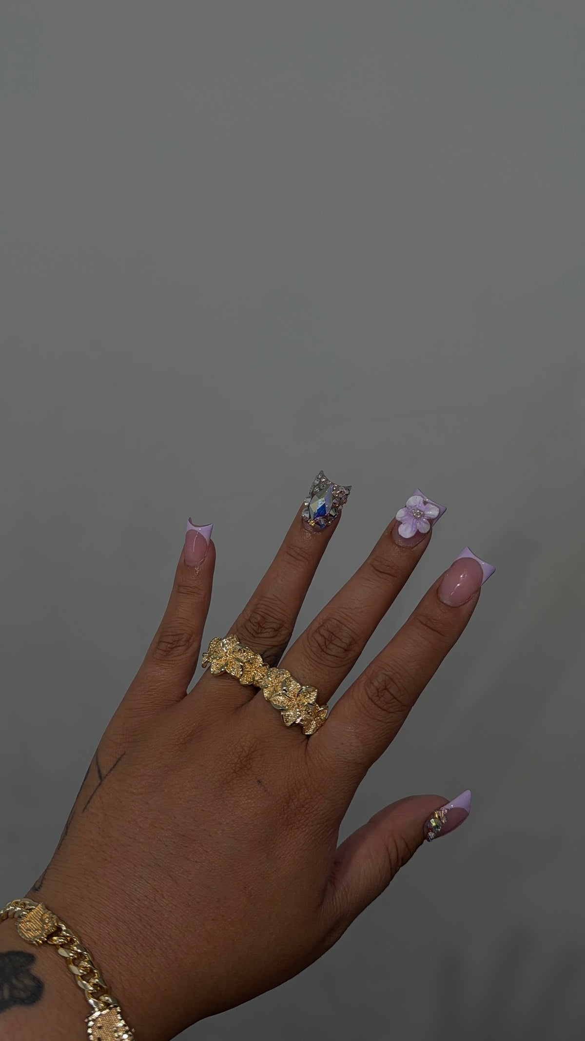 3 Flower Ring