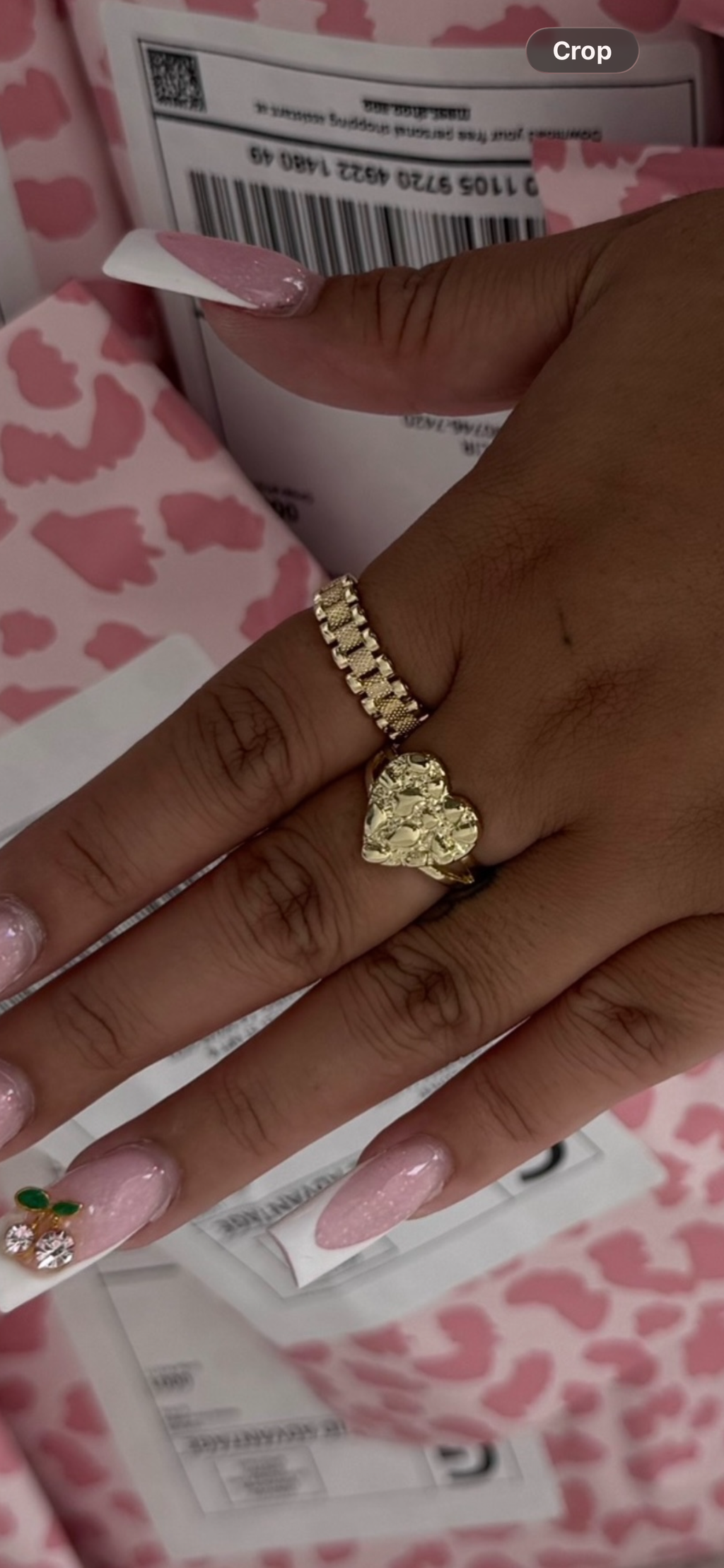 Heart Nugget Ring